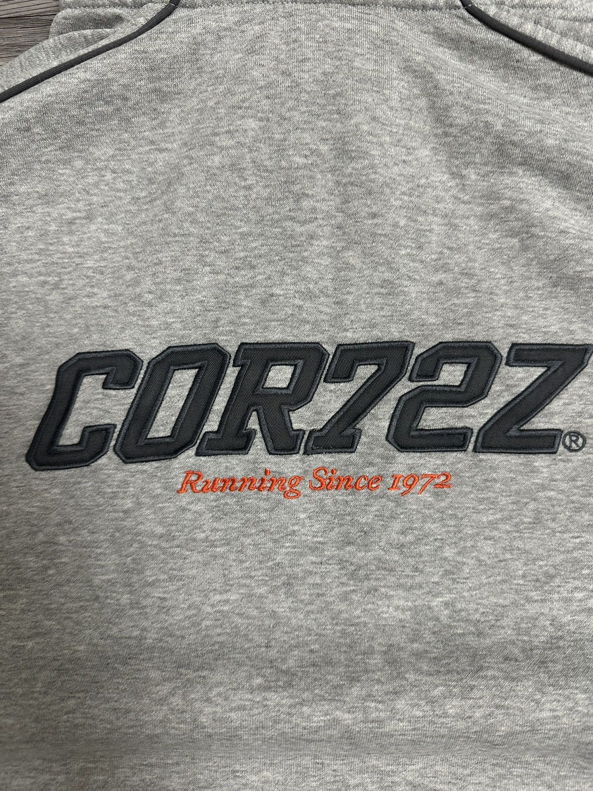 Nike Nike Cortez Vintage Grey Hoodie Big Logo Box Baggy Fit hype Size US L / EU 52-54 / 3 - 5 Thumbnail
