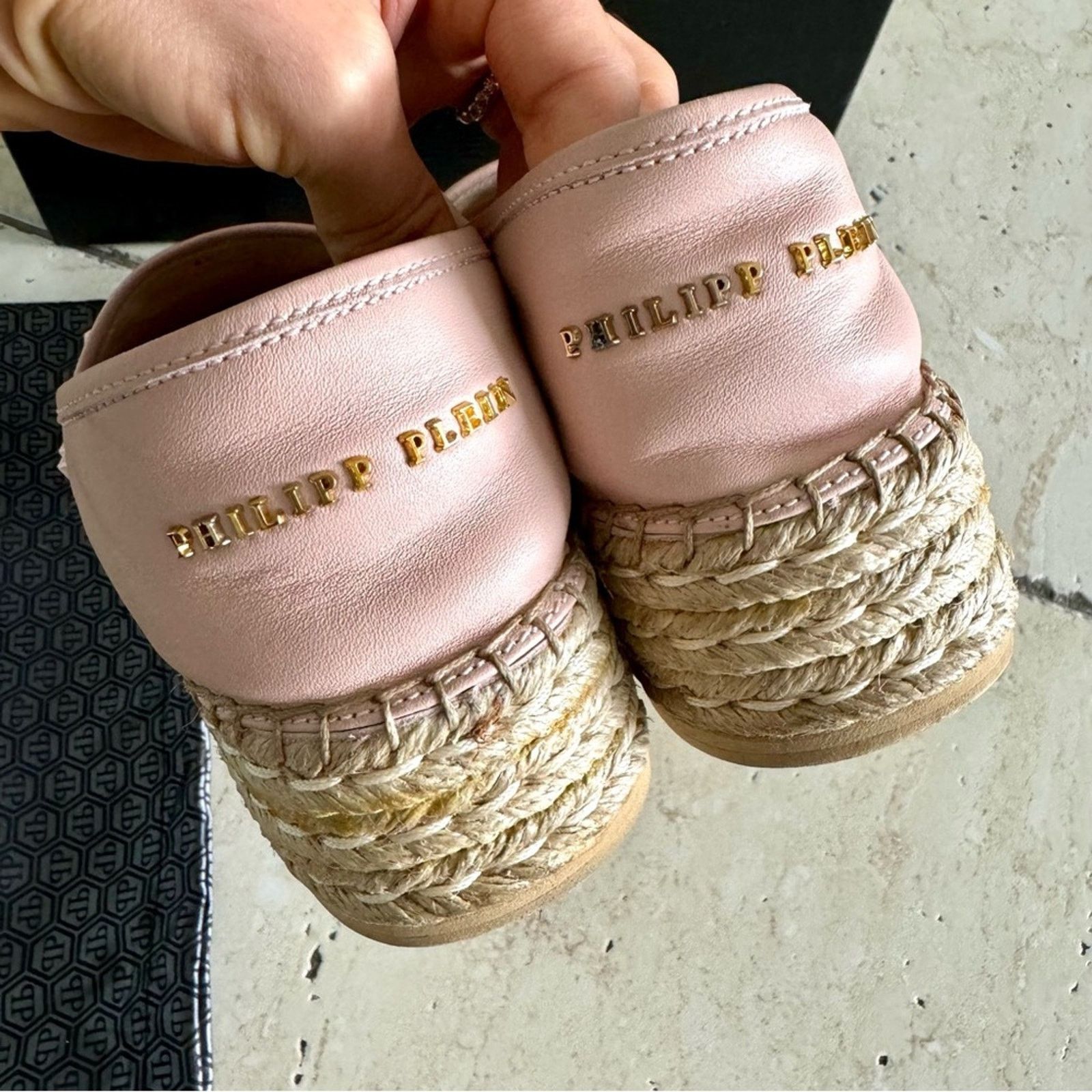 Philipp Plein PHILIPP PLEIN Espadrille, blush pink, Size 40, Authentic Size US 10 / IT 40 - 6 Thumbnail