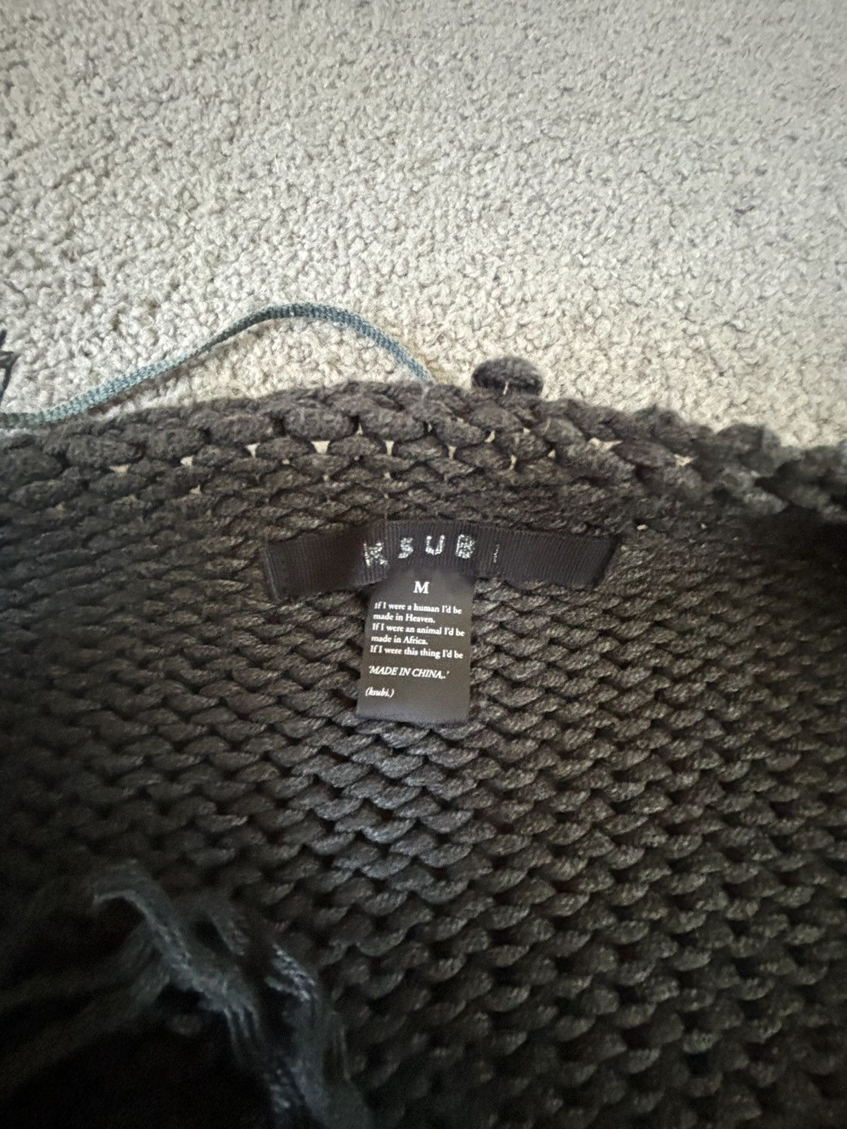 Ksubi Archive Ksubi Oversized Distressed Sweater Kurt Cobain style Size US L / EU 52-54 / 3 - 9 Thumbnail