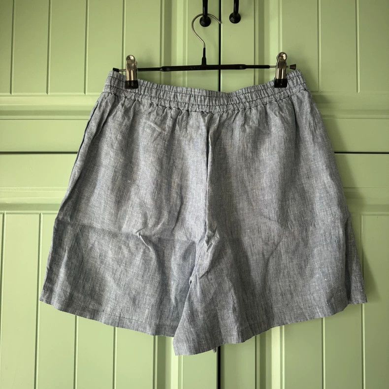 Loro Piana LORO PIANA Gray linen shorts Size 26" / US 2 / IT 38 - 2 Thumbnail