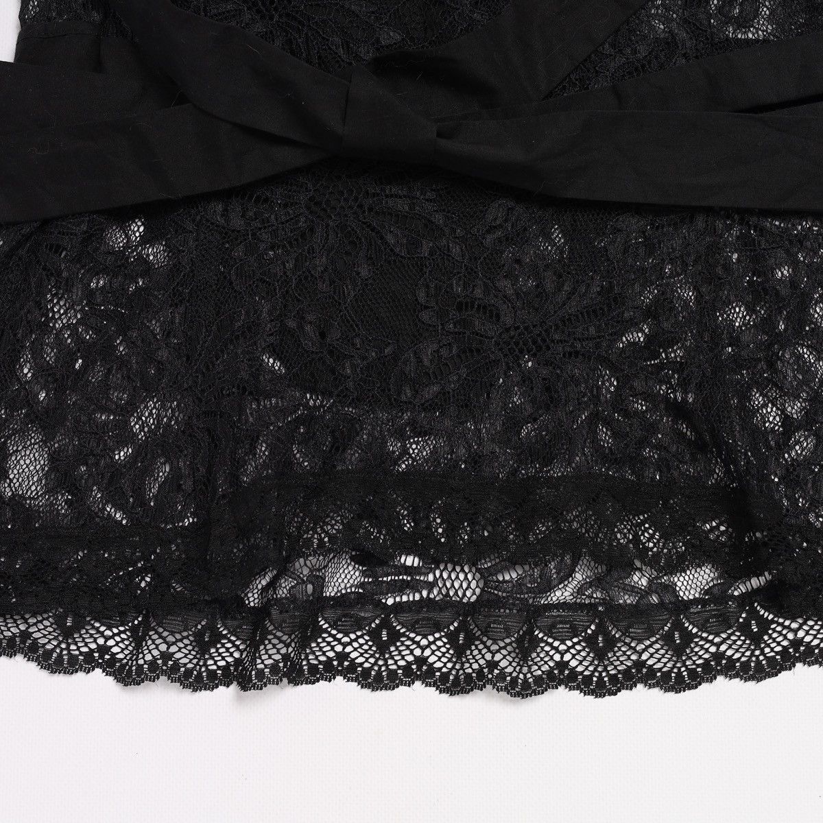 Dolce & Gabbana Dolce Gabbana Lace Top Black Sexy Fishnet Cocktail Couture Size S / US 4 / IT 40 - 21 Thumbnail
