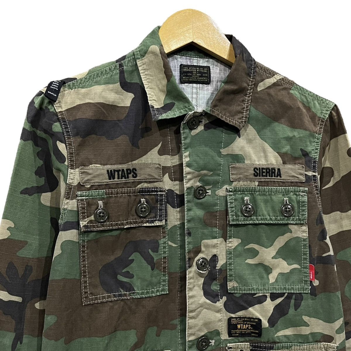 Wtaps Wtaps Camouflage Shirt Size US S / EU 44-46 / 1 - 4 Thumbnail