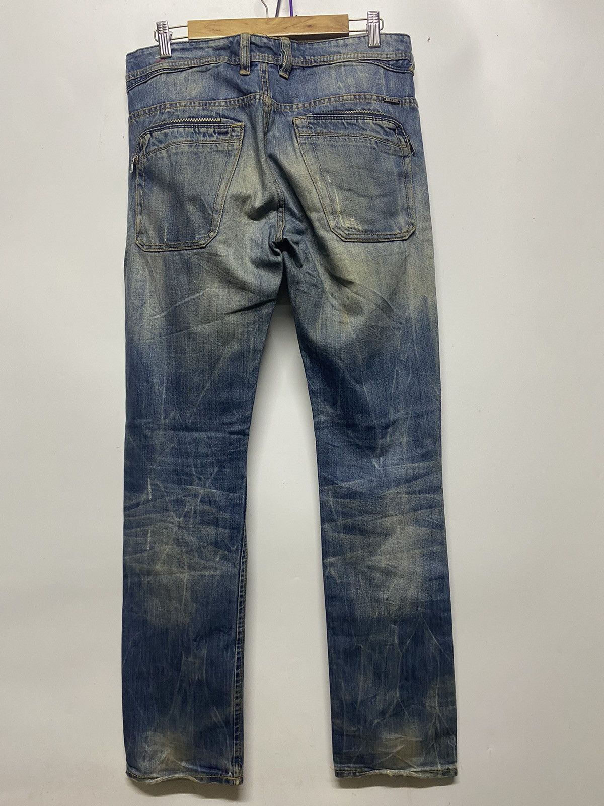 Diesel Vintage Diesel Industry Paddom Distressed Denim Jeans Size US 34 / EU 50 - 2 Thumbnail