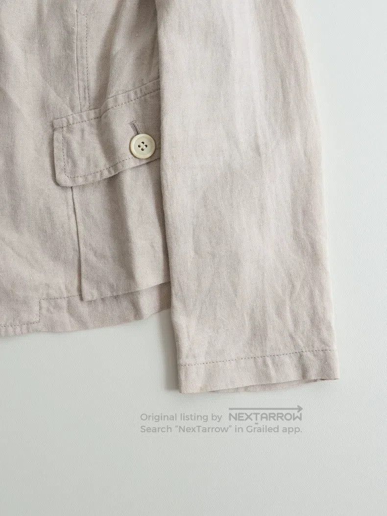 Comme des Garcons Comme Des Garcons Beige linen coat Size M / US 6-8 / IT 42-44 - 4 Thumbnail