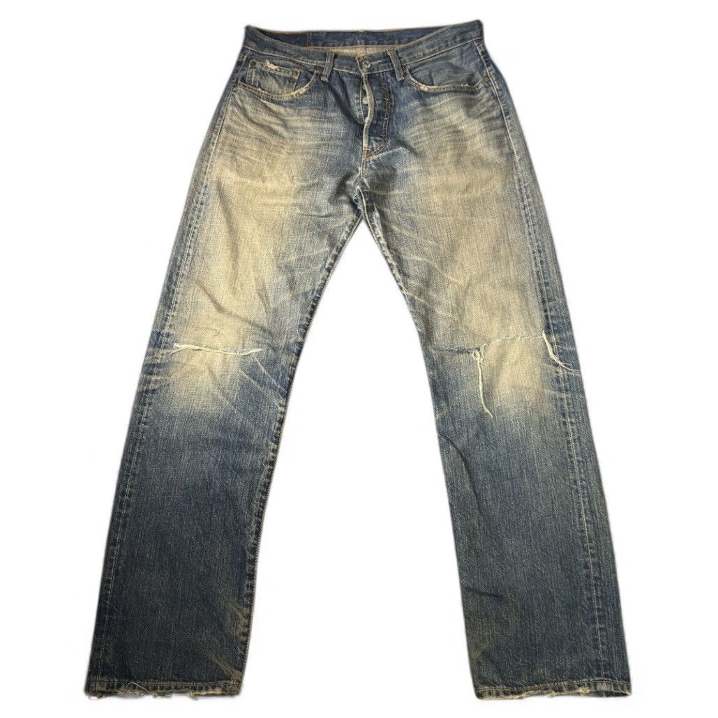 Levi's Vintage 2005 Levis 501 Distressed Denim W32 Size US 32 / EU 48 - 1 Thumbnail