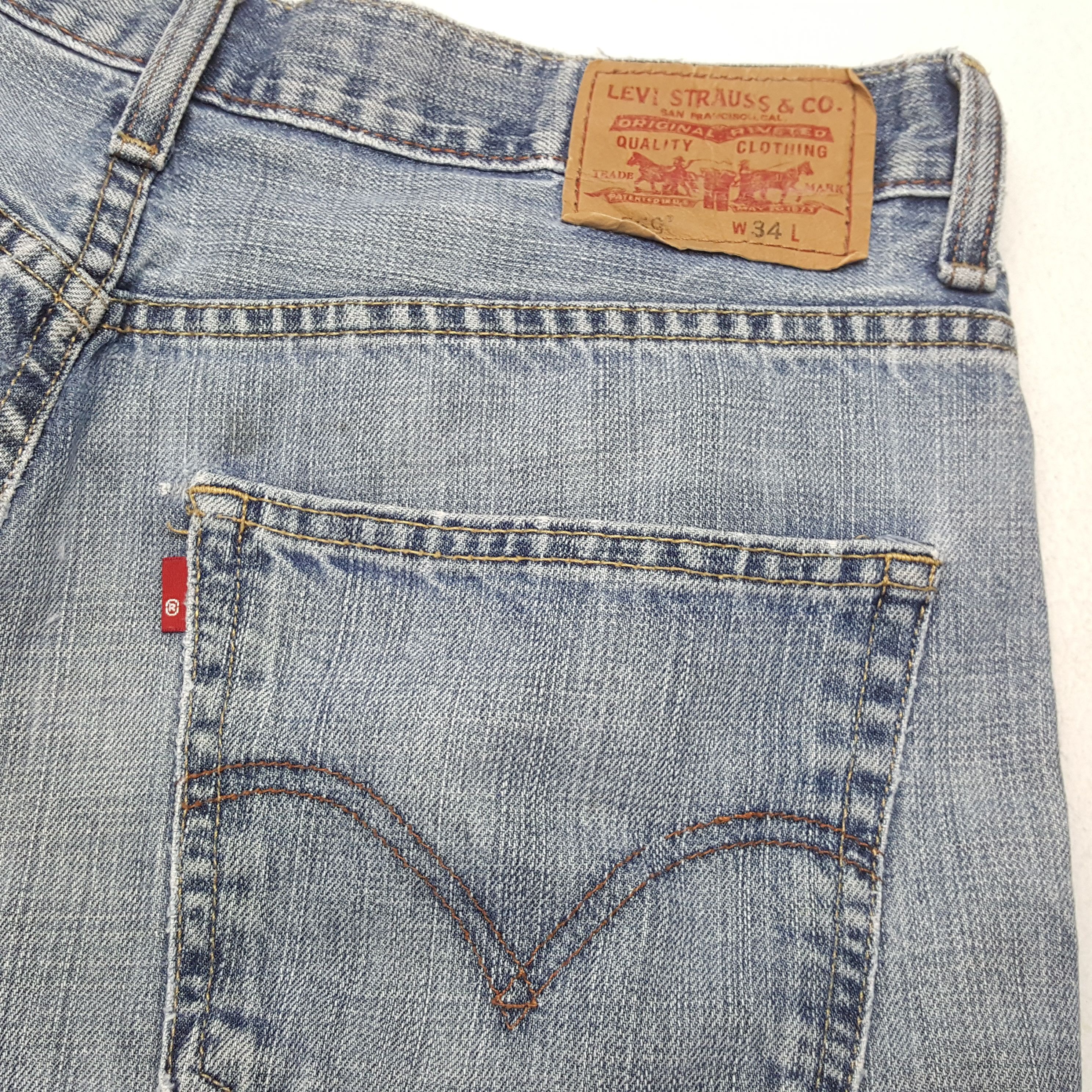 Levi's × Vintage LEVI'S Distressed Shorts Jeans Summer Style Size US 34 / EU 50 - 11 Thumbnail
