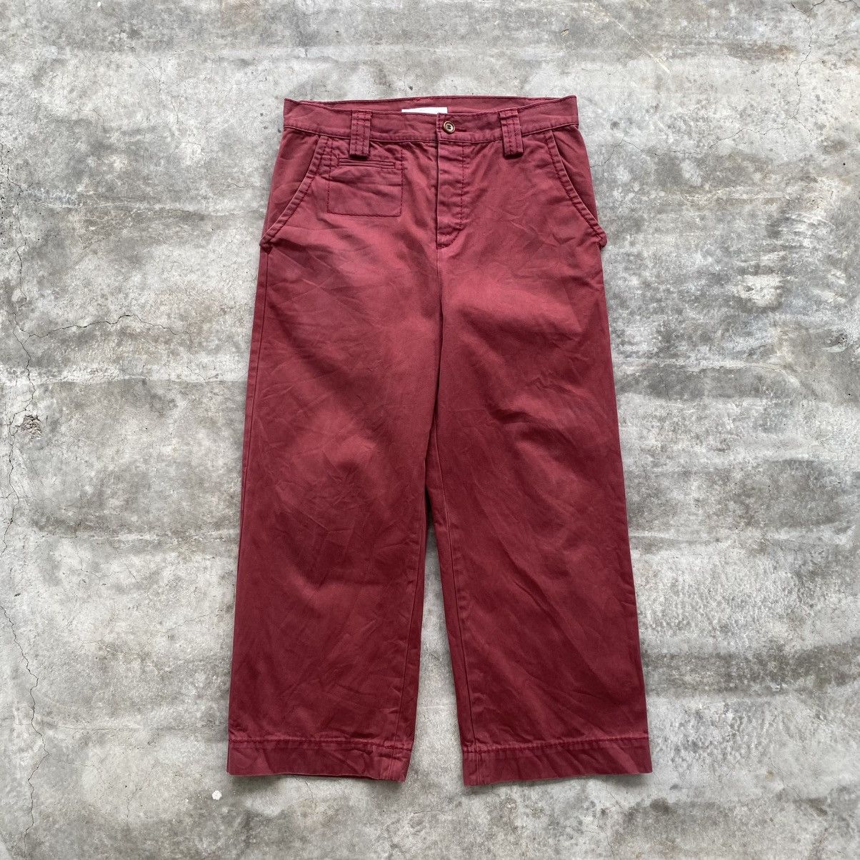 If Six Was Nine × Japanese Brand × Le Grande Bleu (L.G.B.) Homspun Baggy Wide Pants w33 Size US 33 - 1 Thumbnail
