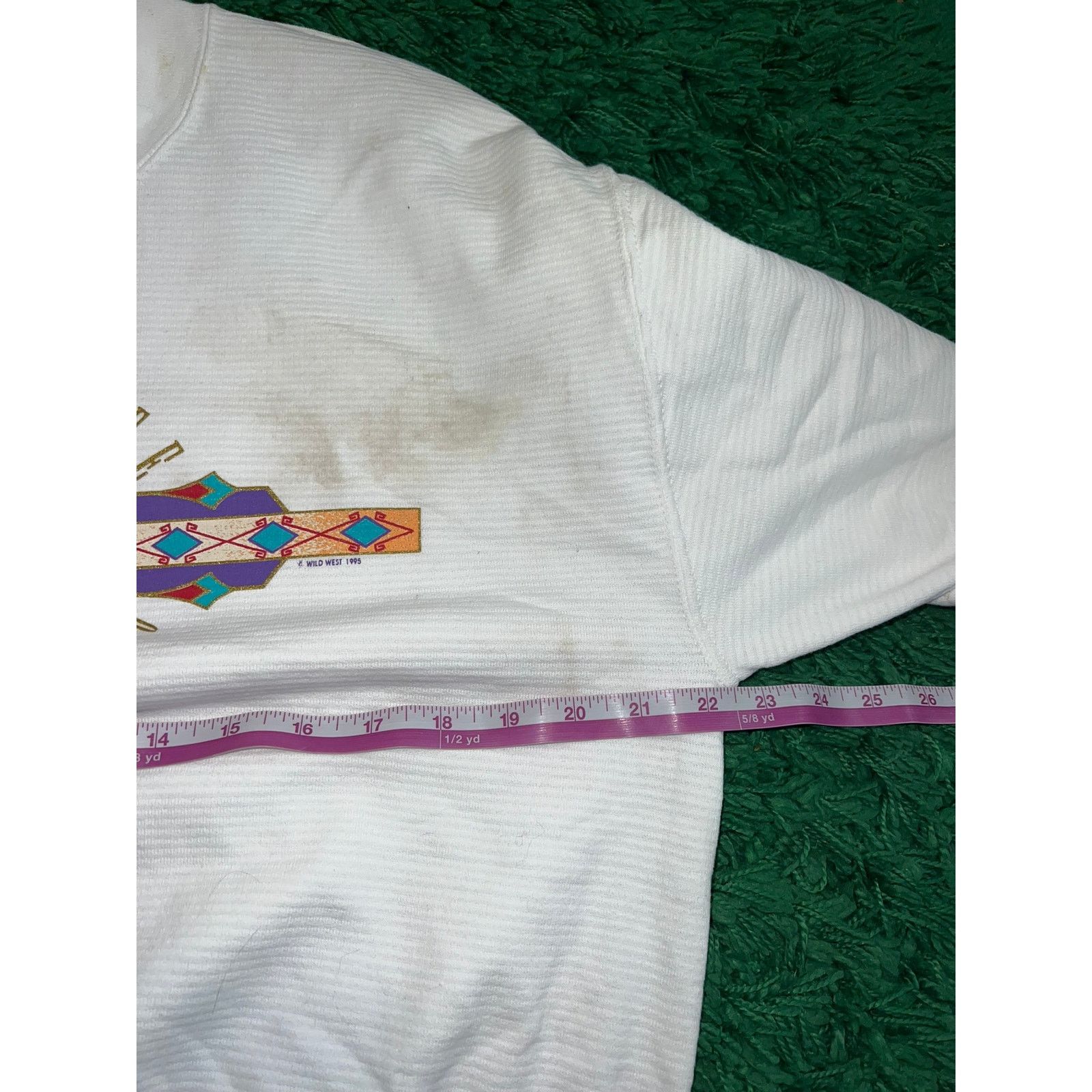 Jerzees Vintage Santa Fe Sweatshirt New Mexico Crewneck STAINED 90s Size US M / EU 48-50 / 2 - 11 Thumbnail