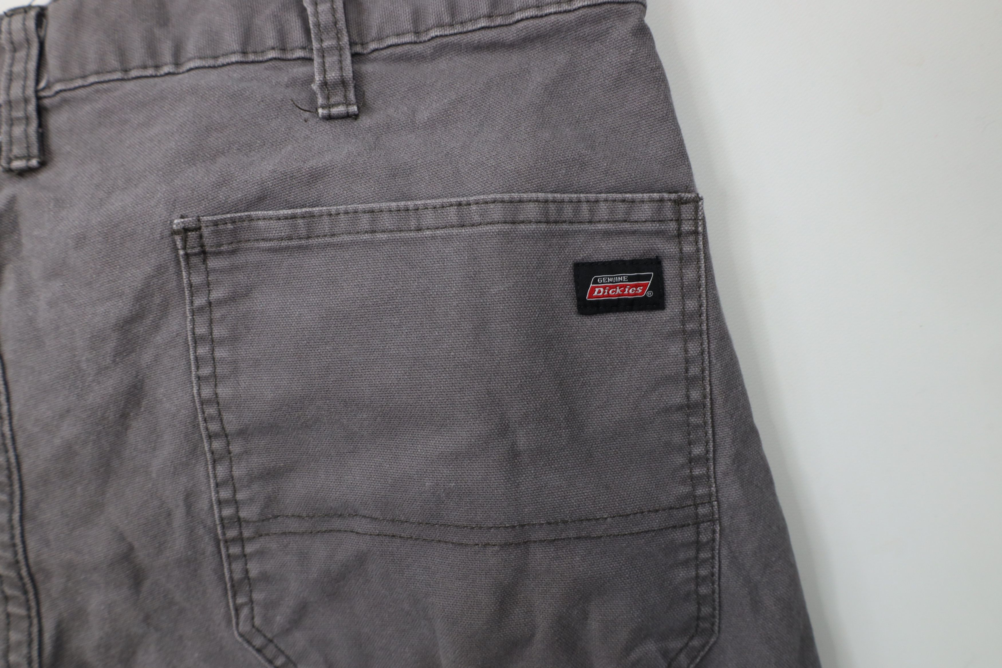 Dickies × Vintage Vintage Dickies Fit Wide Leg Dungaree Canvas Pants Gray Size US 40 / EU 56 - 11 Thumbnail
