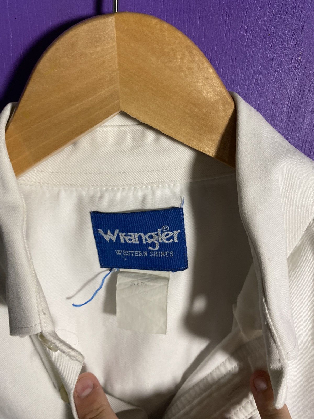 Wrangler Vintage 80s/90s Wrangler western button up Size US XL / EU 56 / 4 - 4 Thumbnail