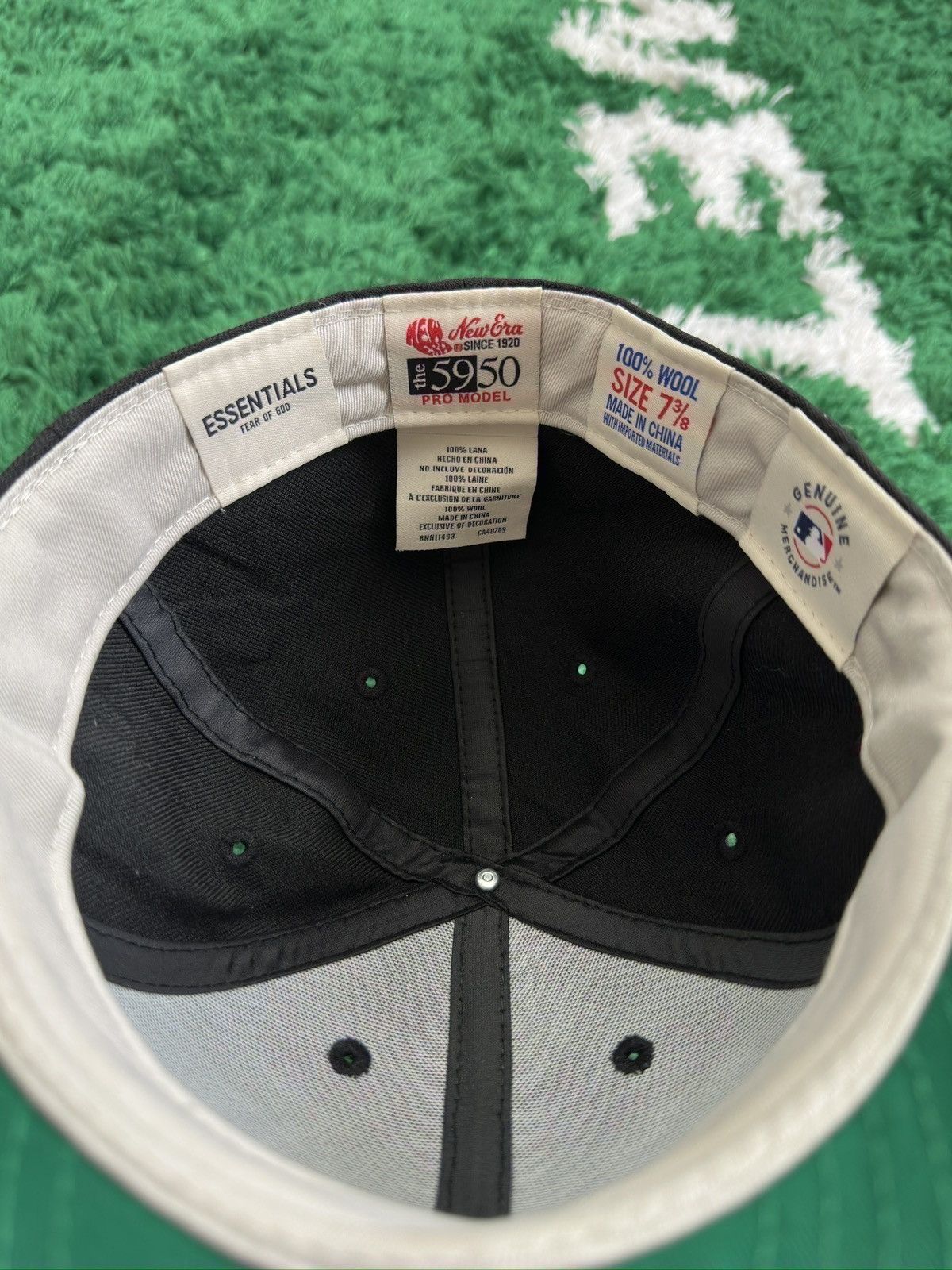 Fear of God × New Era Fear Of God Essentials New Era Fitted Hat Size ONE SIZE - 6 Thumbnail
