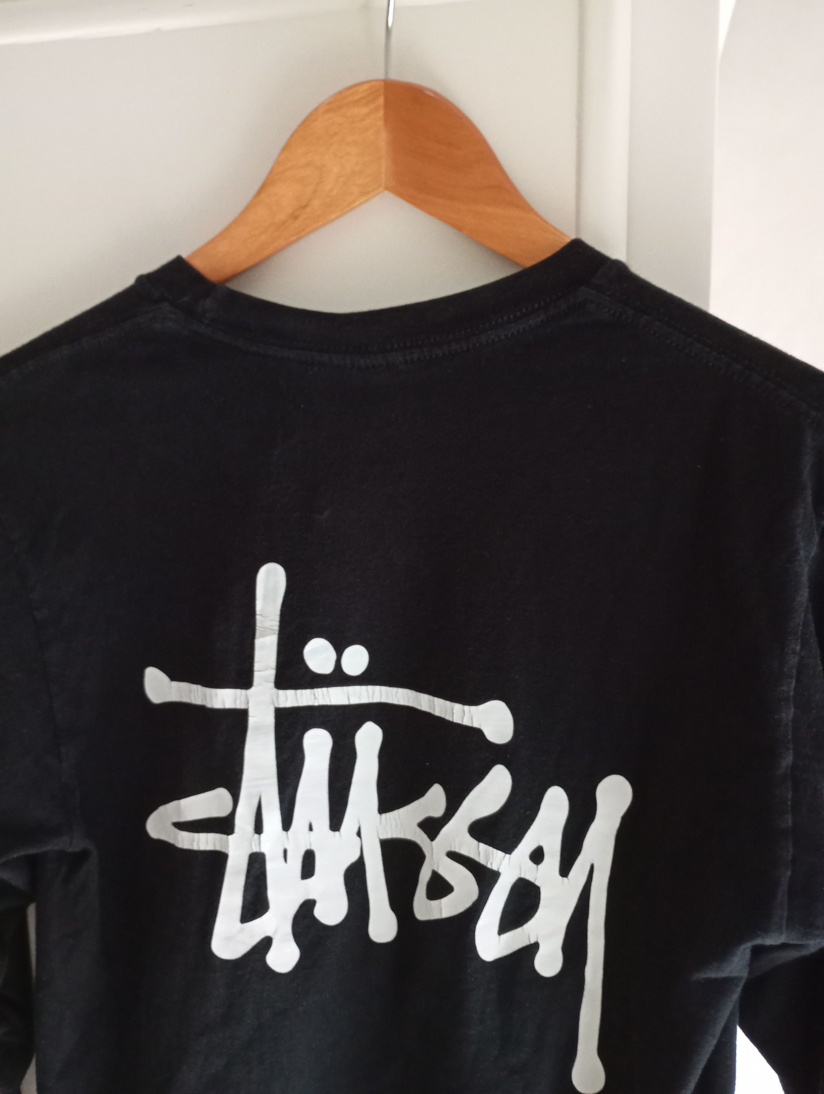 Stussy Vintage Stussy Black Long Sleeve Tshirt S Size US S / EU 44-46 / 1 - 6 Thumbnail