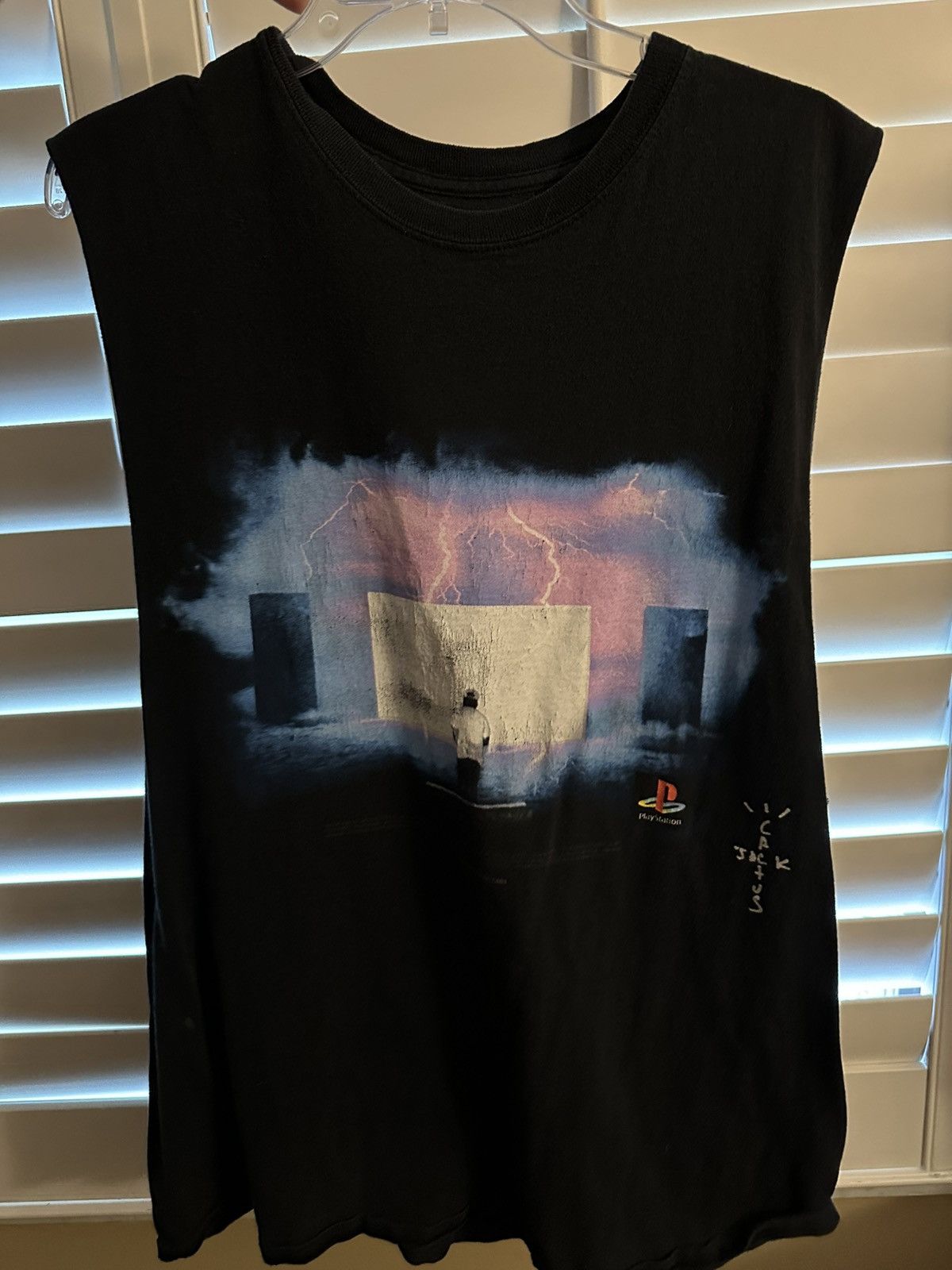 Travis Scott Travis Scott PlayStation custom Tank Size US XL / EU 56 / 4 - 1 Thumbnail