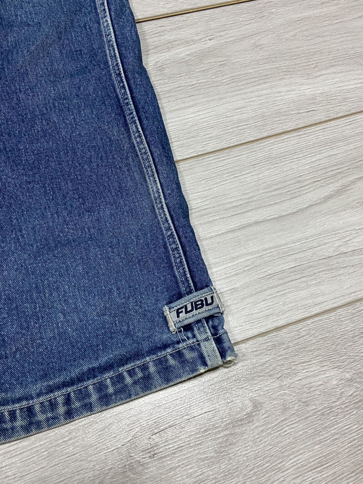 Fubu Fubu wide leg big logo skate rap jeans cargo pants Size US 38 / EU 54 - 4 Thumbnail