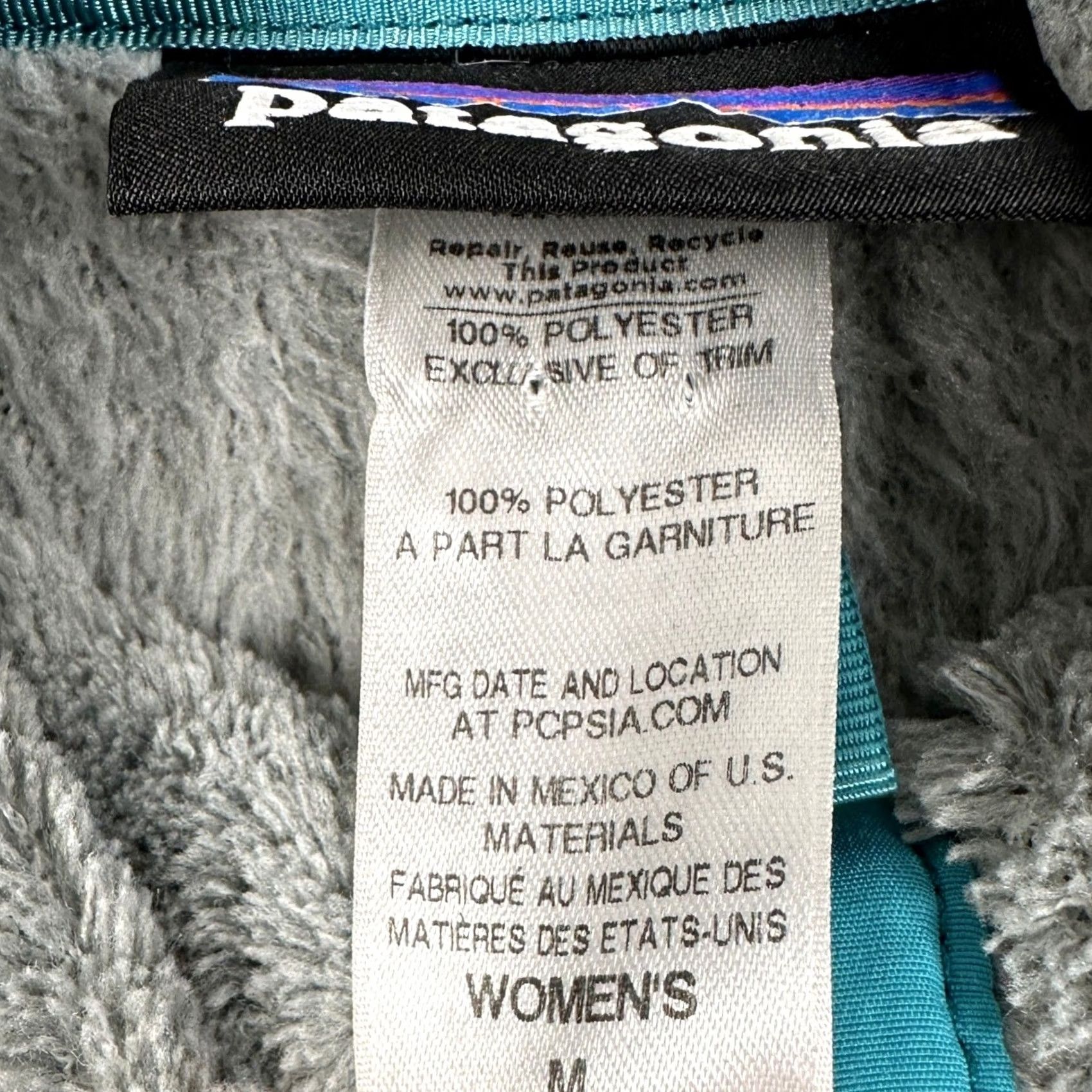 Patagonia Patagonia Re-Tool Sweatshirt Women M Gray Fleece Snap Pullover Mock Neck Pocket EUC Dynamic Logo Size M / US 6-8 / IT 42-44 - 5 Thumbnail