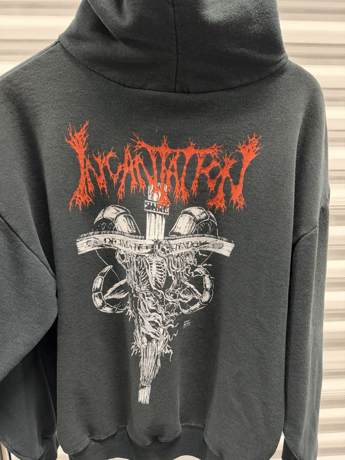 Vintage Vintage 2000s incantation metal grunge band hoodie erd goth Size US L / EU 52-54 / 3 - 4 Thumbnail