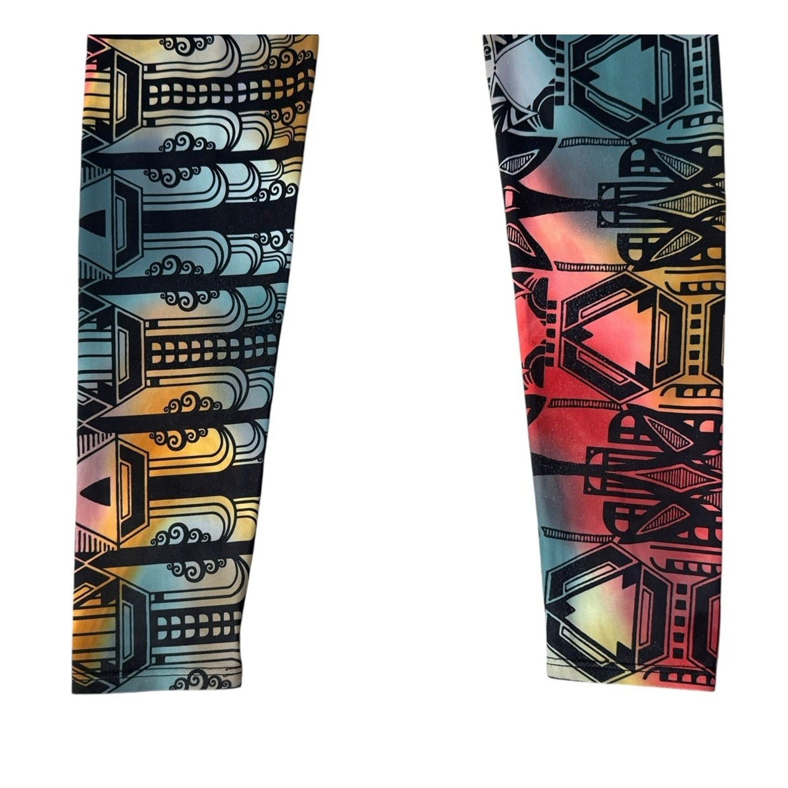 Other ONZIE Rainbow Low Rise Leggings Hot Yoga Pants Size S/M Size 30" / US 8 / IT 44 - 3 Thumbnail