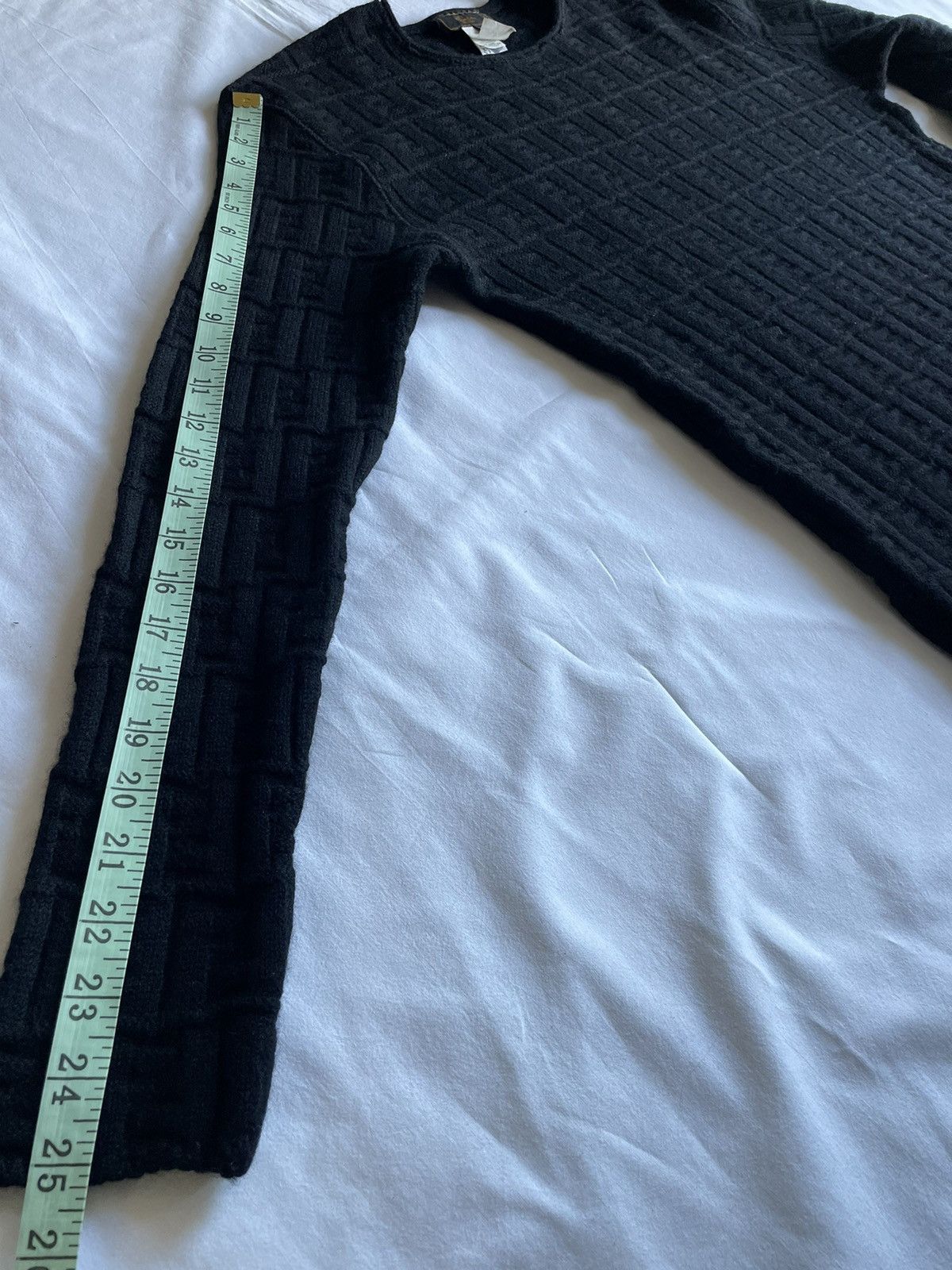 Fendi × Vintage VINTAGE FENDI MONOGRAM 100% WOOL SWEATER Size US L / EU 52-54 / 3 - 18 Thumbnail