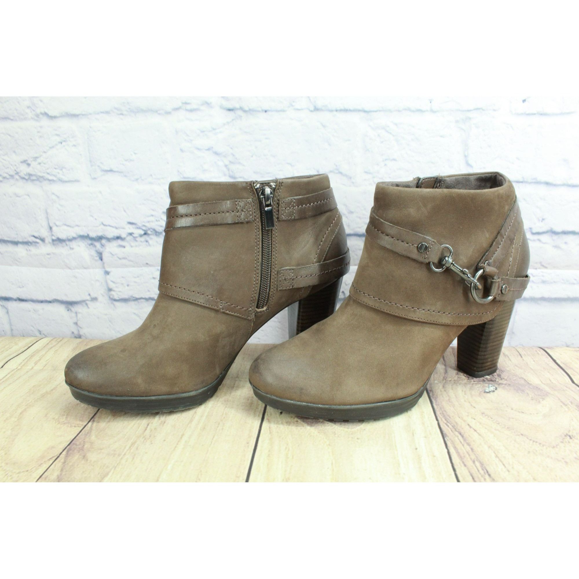 Clarks × Leather Clarks Indigo Lida Piper Women's Harness Boots Size US 9 / IT 39 - 2 Thumbnail