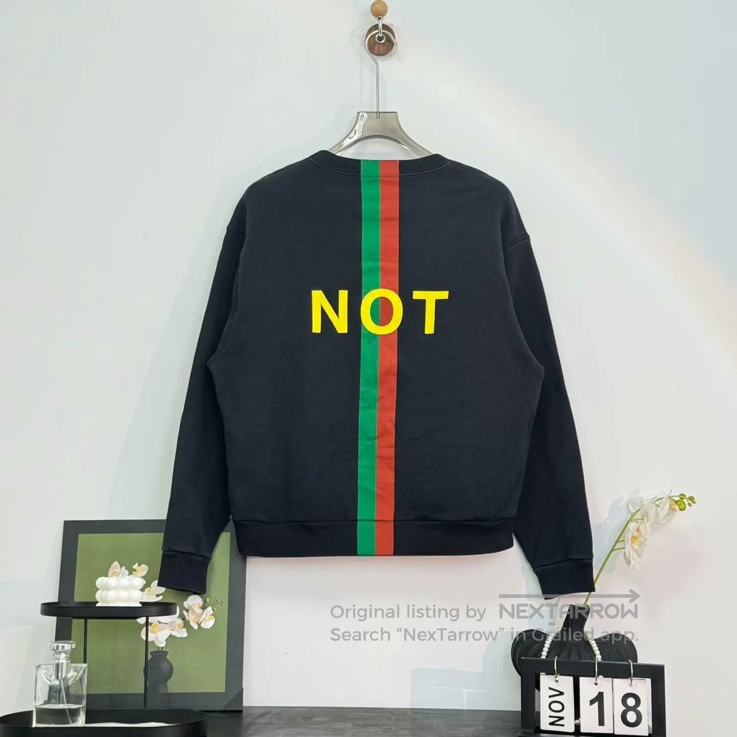 Gucci gucci fake logo sweatshirt size small. Size US S / EU 44-46 / 1 - 4 Thumbnail