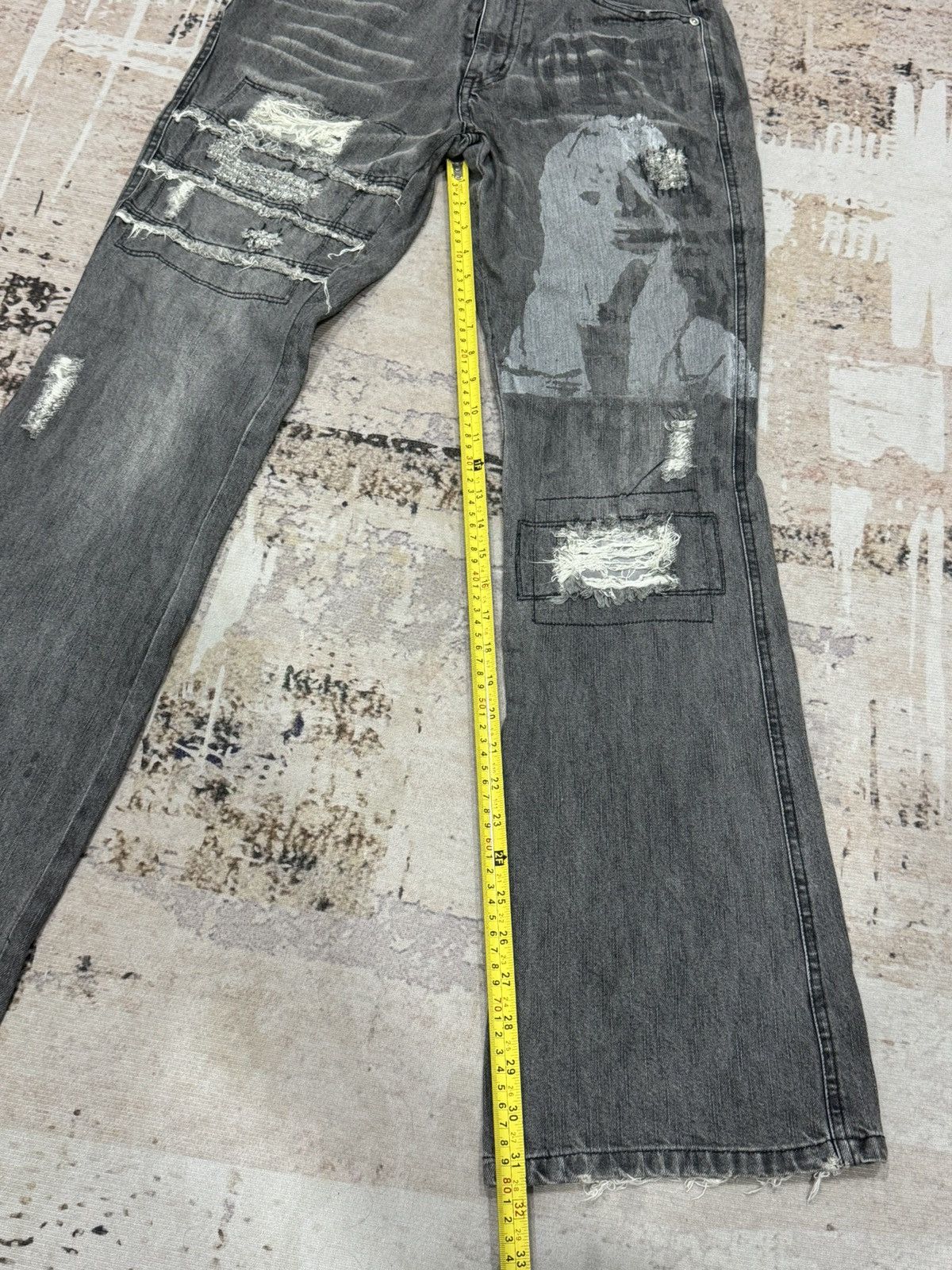 In The Attic In THE ATTIC - design like hysteric glamour distress jeans Size US 30 / EU 46 - 13 Thumbnail