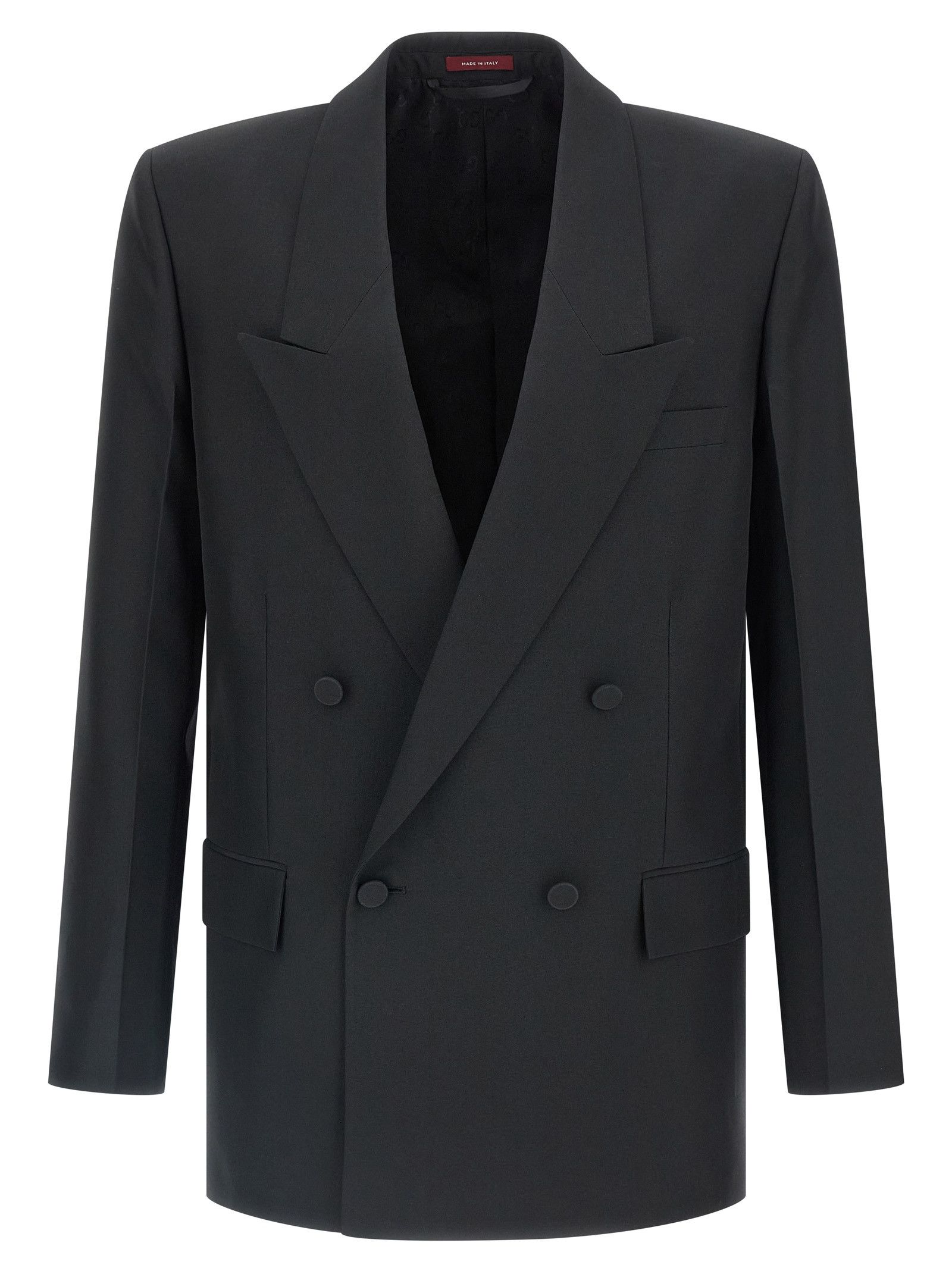 Gucci Double-breasted technical Panama blazer Size US L / EU 52-54 / 3 - 1 Thumbnail