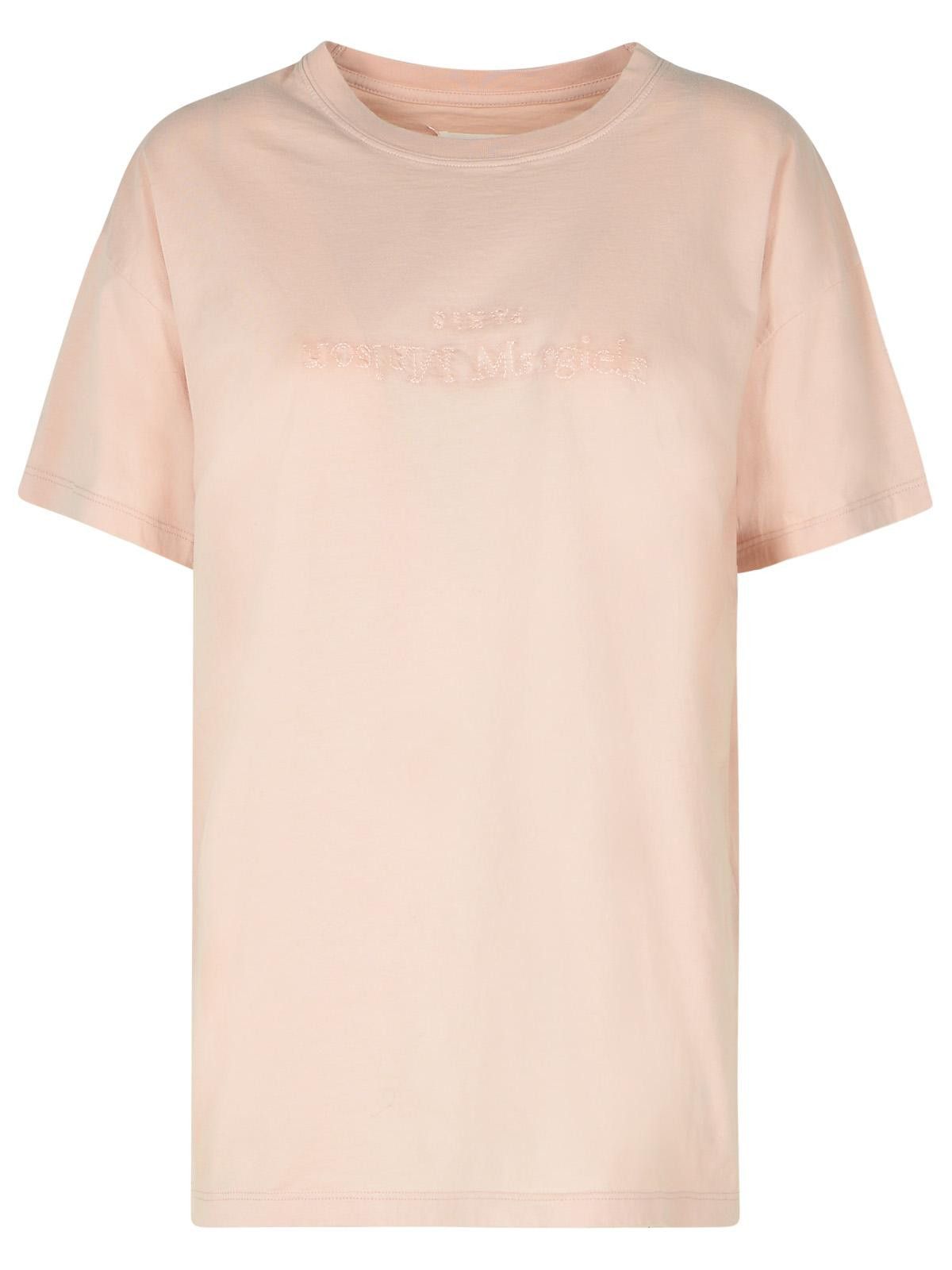 Maison Margiela MAISON MARGIELA Nude Cotton T-Shirt Size M / US 6-8 / IT 42-44 - 1 Thumbnail