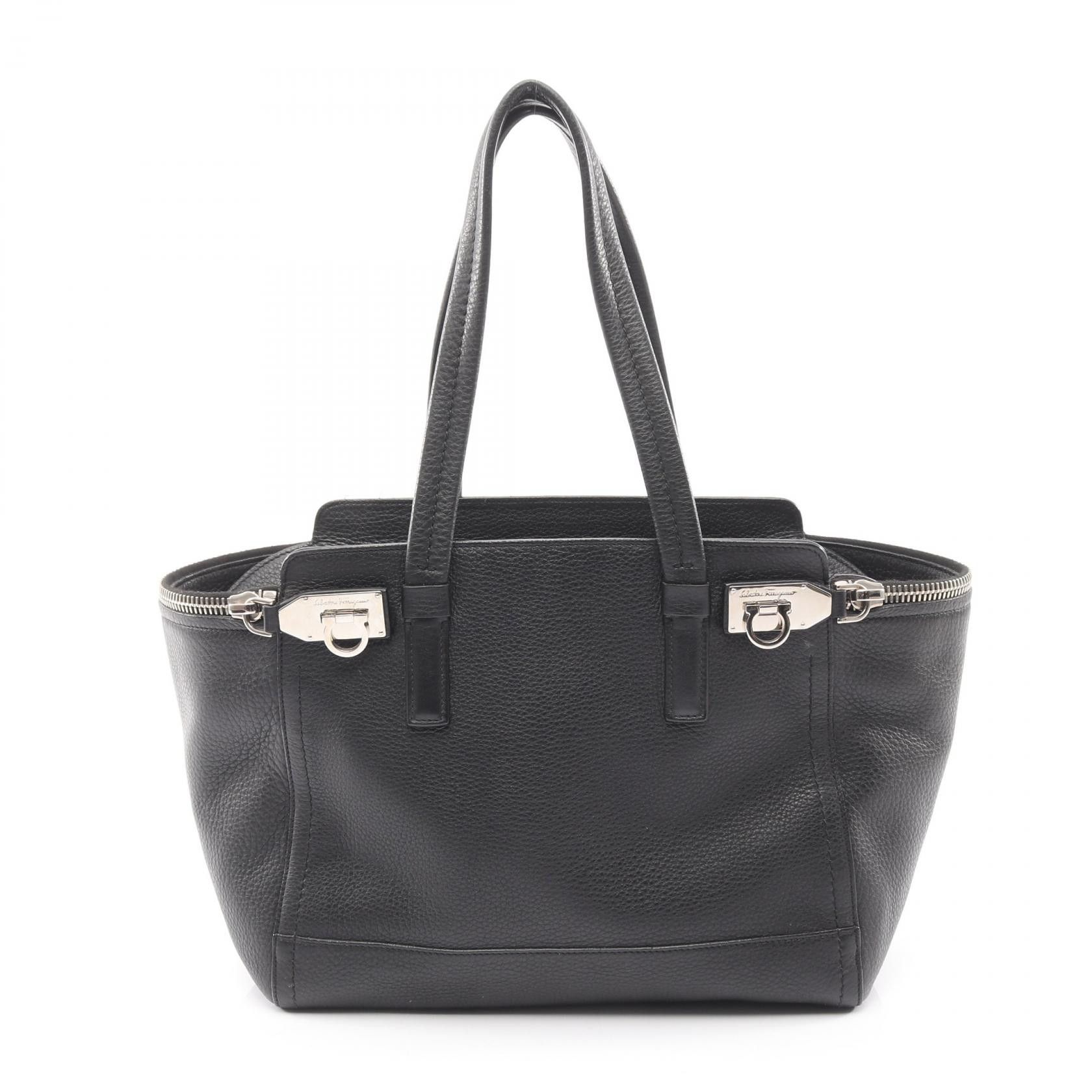 Salvatore Ferragamo Salvatore Ferragamo Salvatore Ferragamo Gancini Leather Handbag Leather Handbag DUTY FREE for USA Size ONE SIZE - 1 Thumbnail