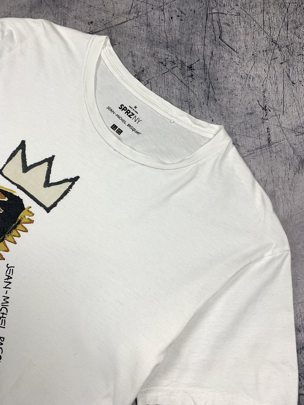 basquiat x  コラボ コルセット34 1 JEAN-MICHEL BASQUIAT T-SHIRT MoMA New York Suit Crown