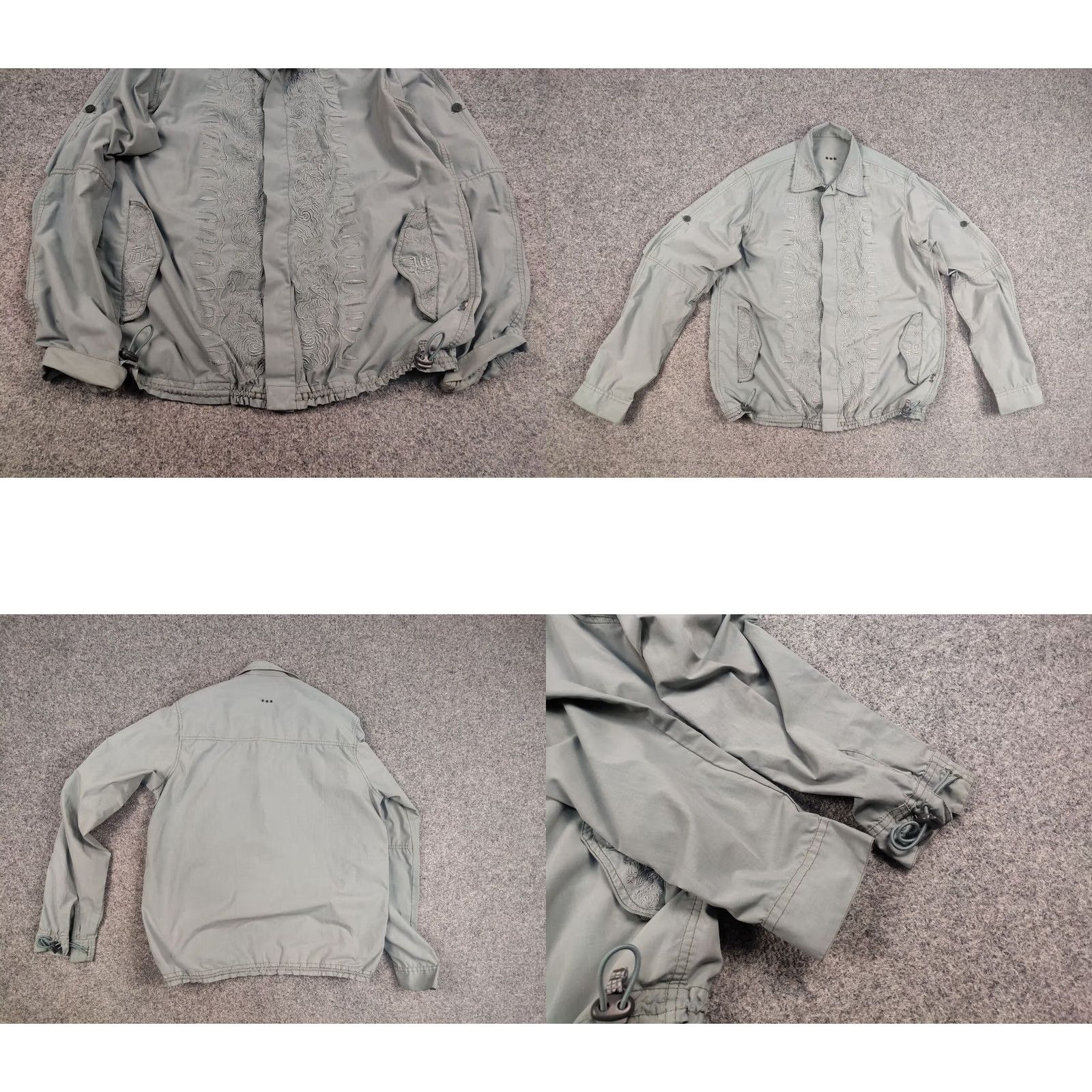 Maharishi VINTAGE Maharishi Cotton Japan Embroidered Logo Bomber Jacket Mens M Ashen gray Embroidered Logo 90s Army Designer Bomber Jacket Size US M / EU 48-50 / 2 - 9 Thumbnail
