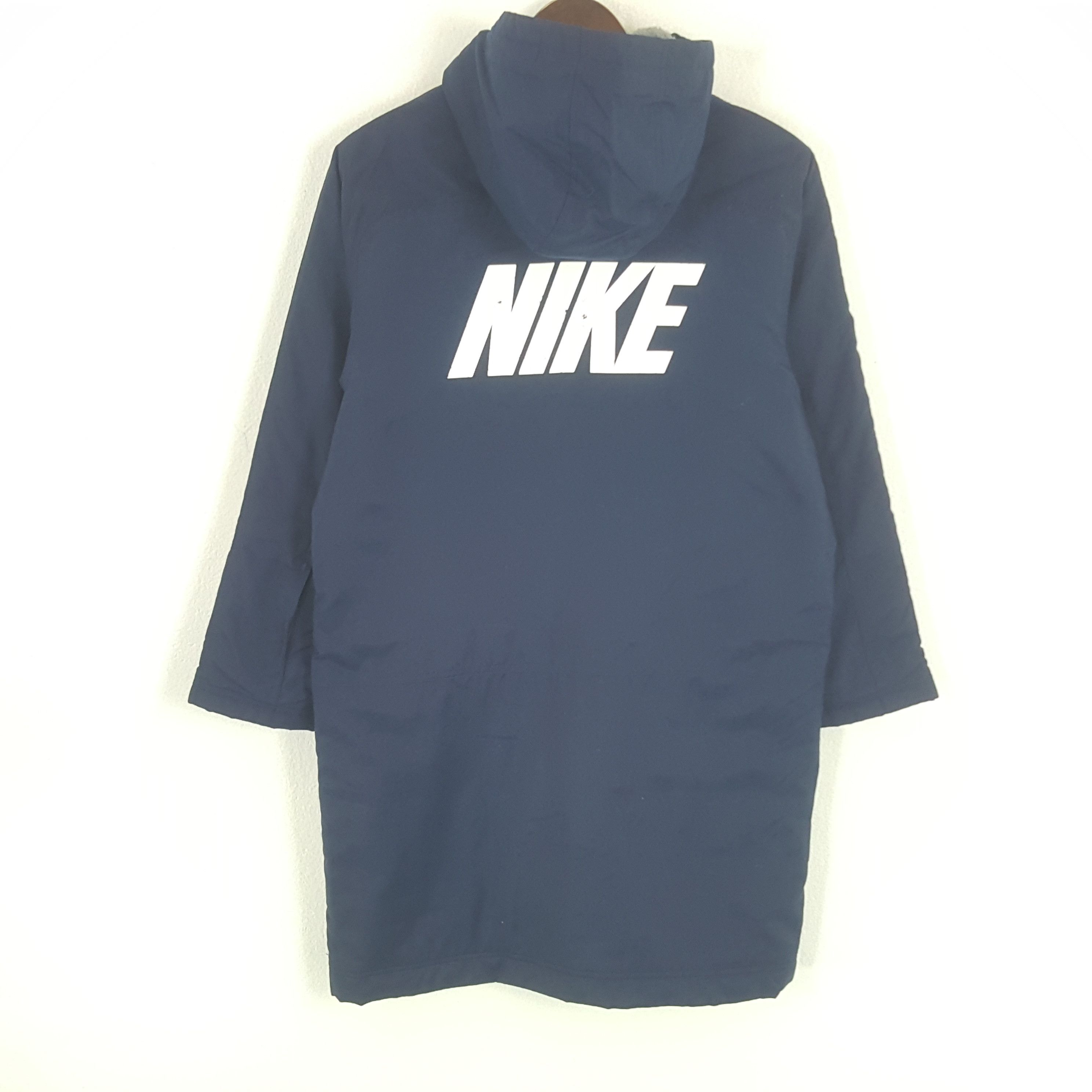 Nike × Vintage Vintage NIKE Swoosh Puffer Long Jacket Size US M / EU 48-50 / 2 - 1 Thumbnail