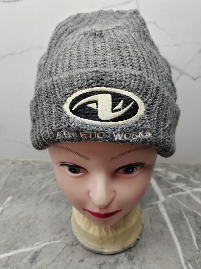 Japanese Brand × Vintage Vintage Athletic Works Beanie Snowcap Size ONE SIZE - 1 Thumbnail