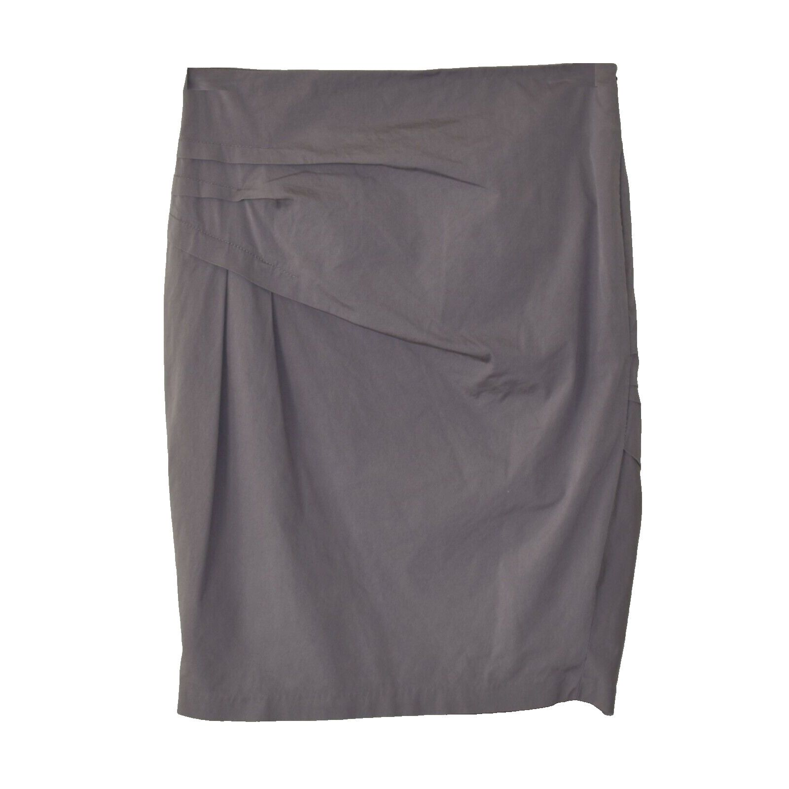 Brunello Cucinelli BRUNELLO CUCINELLI X GUNEX Grey Pleated Mini Skirt Size  4 | Grailed