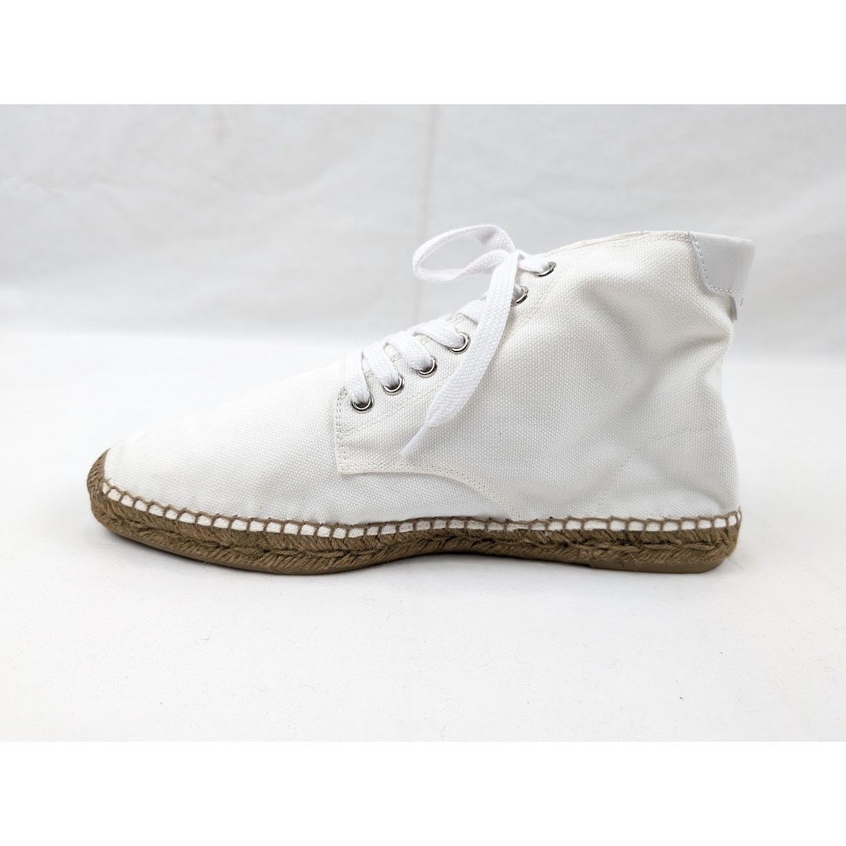 Saint Laurent Paris o1rshd1 Damon High-Top Sneakers in Off-White/Blanc Opti Size US 10 / EU 43 - 8 Thumbnail