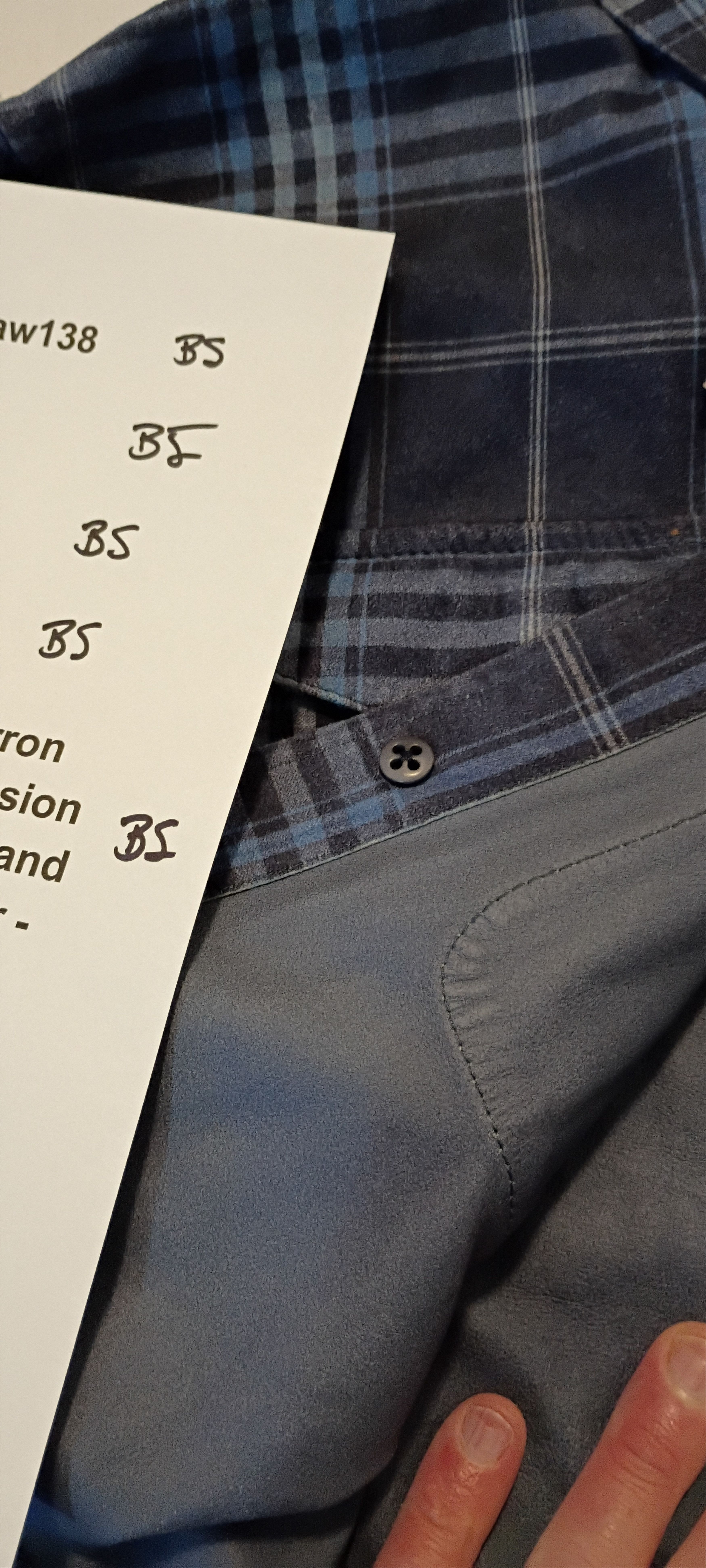 Ralph Lauren Purple Label Ralph Lauren Purple Label "Barron" Plaid Suede Overshirt Size US L / EU 52-54 / 3 - 15 Thumbnail