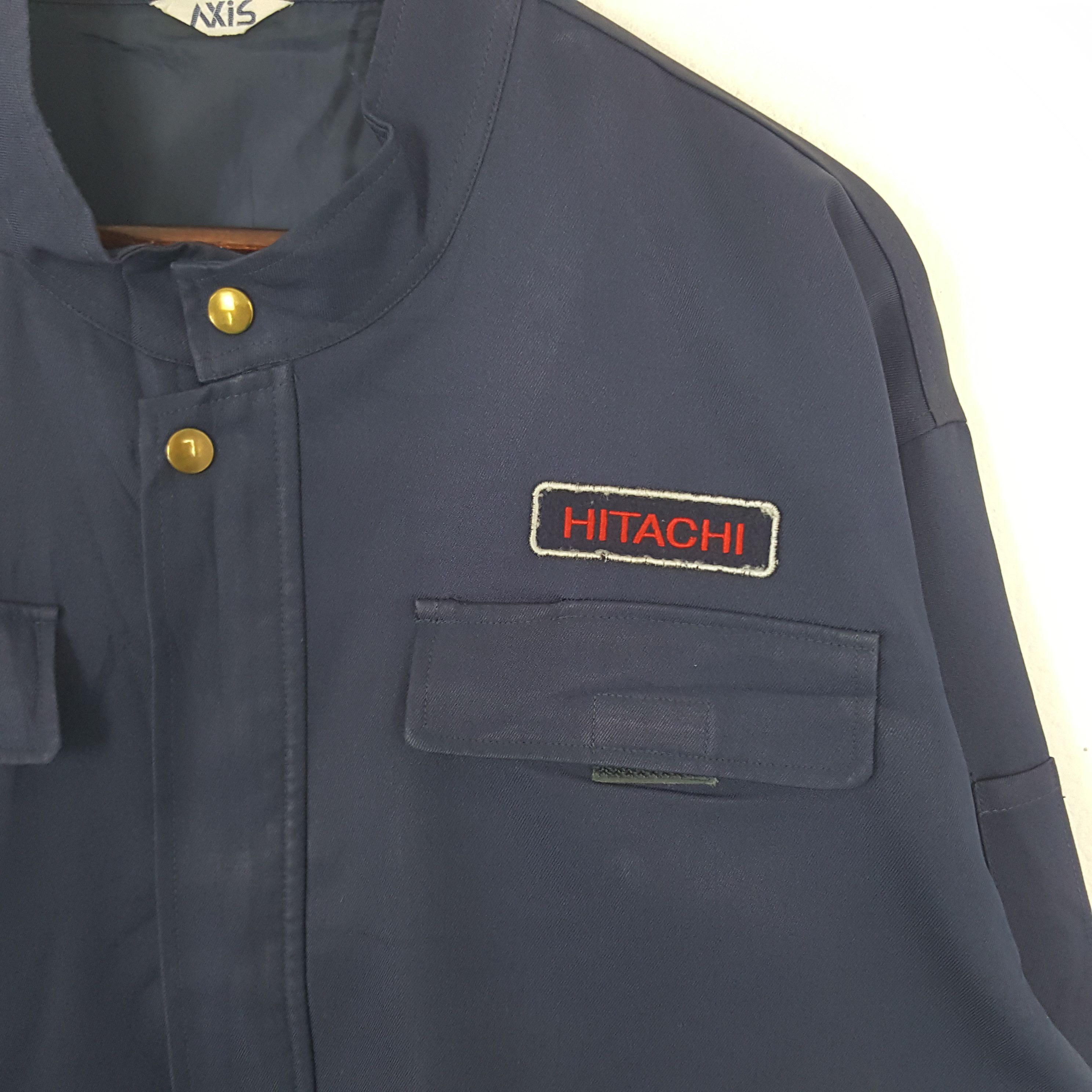 Japanese Brand × Vintage Vintage Hitachi Japanese Brand Workwear Jacket Size US XL / EU 56 / 4 - 2 Thumbnail