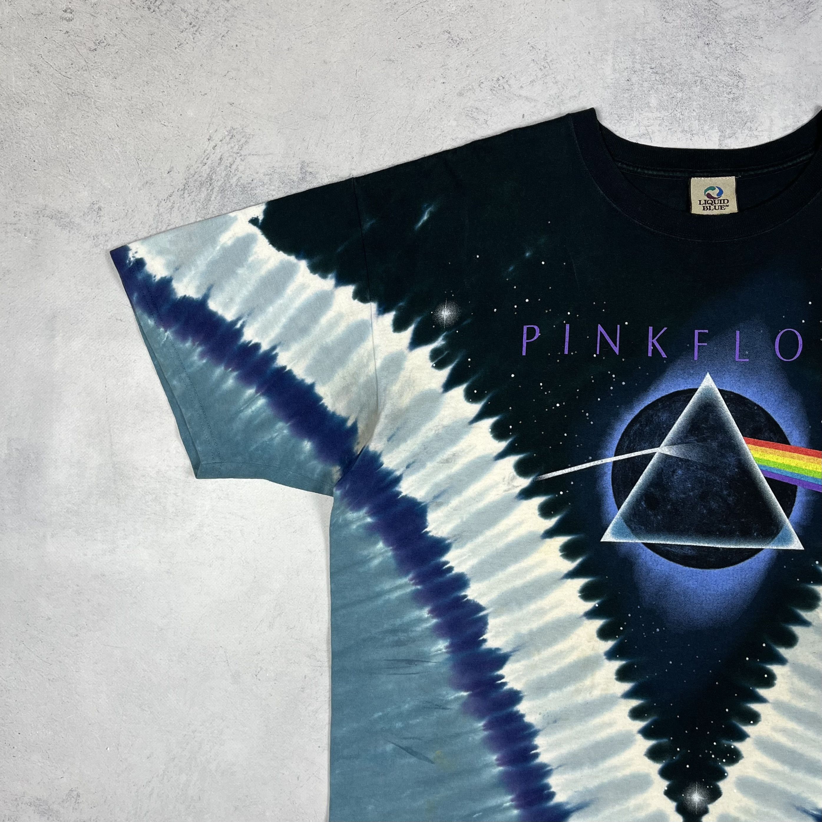 Liquid Blue Vintage Pink Floyd Liquid Blue Rock Band T Shirt 90’s Size US XL / EU 56 / 4 - 5 Thumbnail