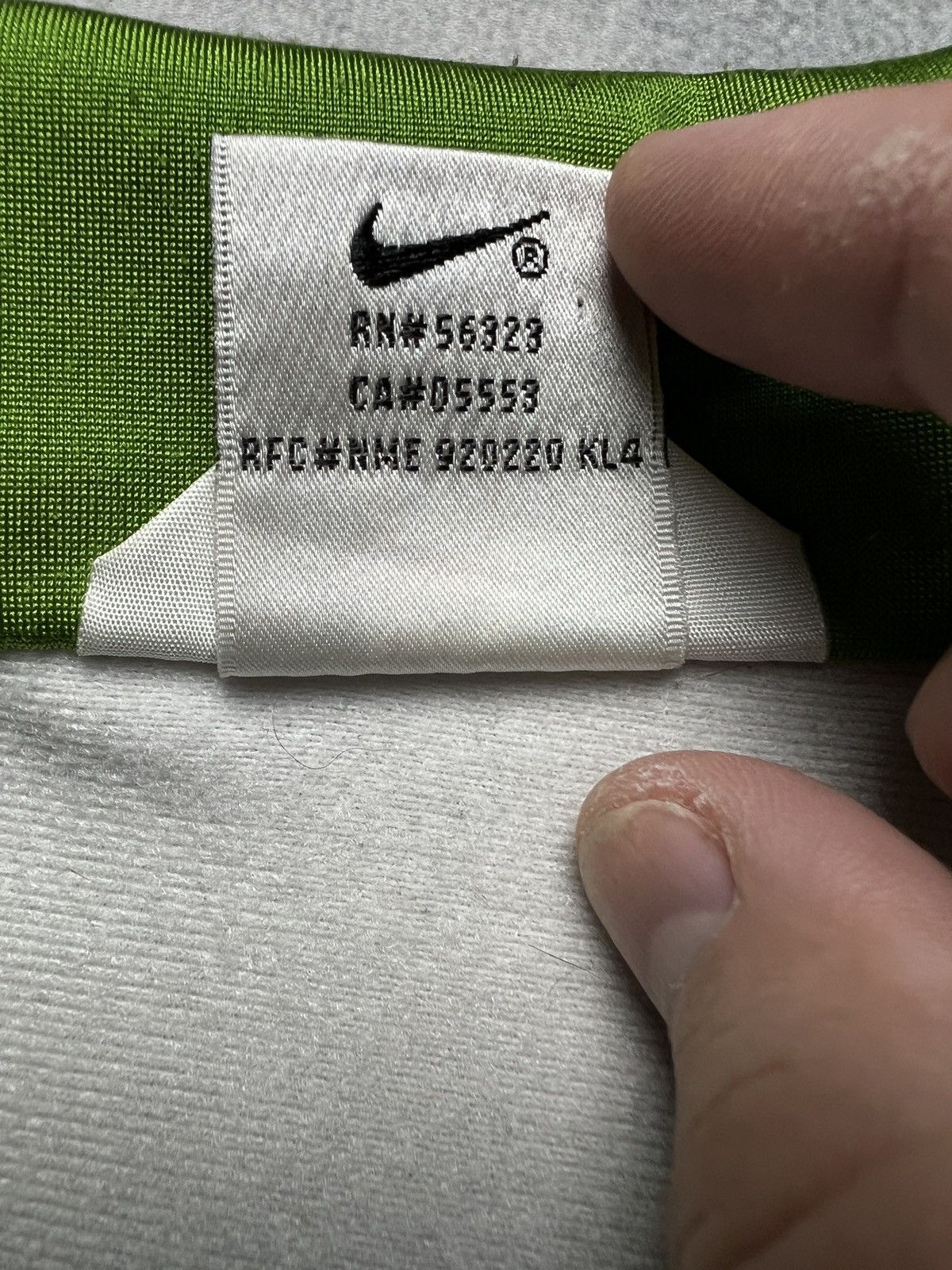 Nike 🇺🇸 Nike Vintage Zipper Jacket central swoosh logo y2k 90s Size US L / EU 52-54 / 3 - 14 Thumbnail