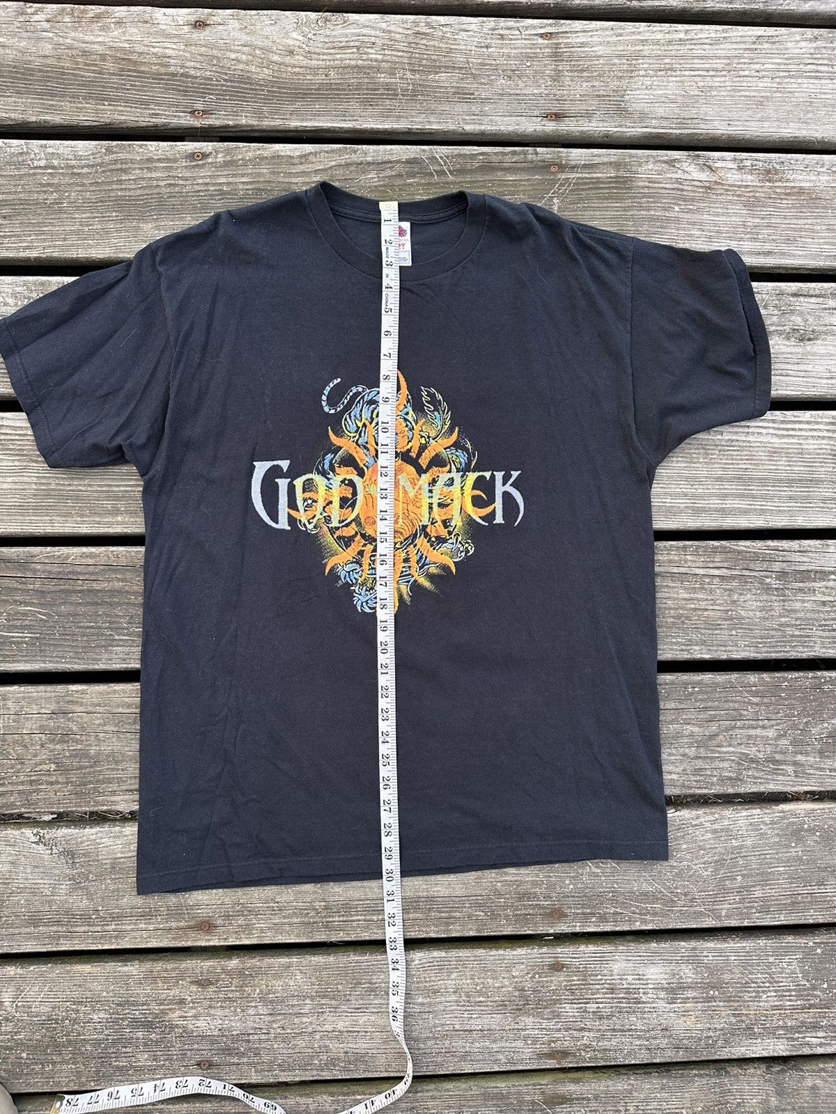 Fruit Of The Loom × Vintage Godsmack 2006 Concert Shirt Size US XL / EU 56 / 4 - 4 Thumbnail