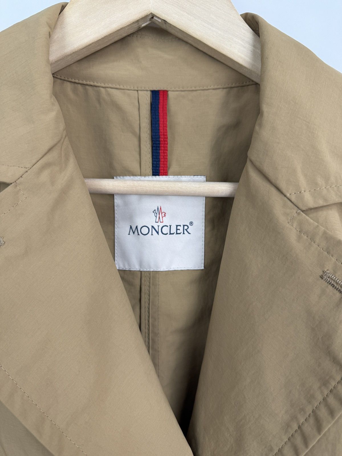 Moncler 🇮🇹 RRP $1155 Moncler Trench Coat Stribiden Rare Size M / US 6-8 / IT 42-44 - 9 Thumbnail