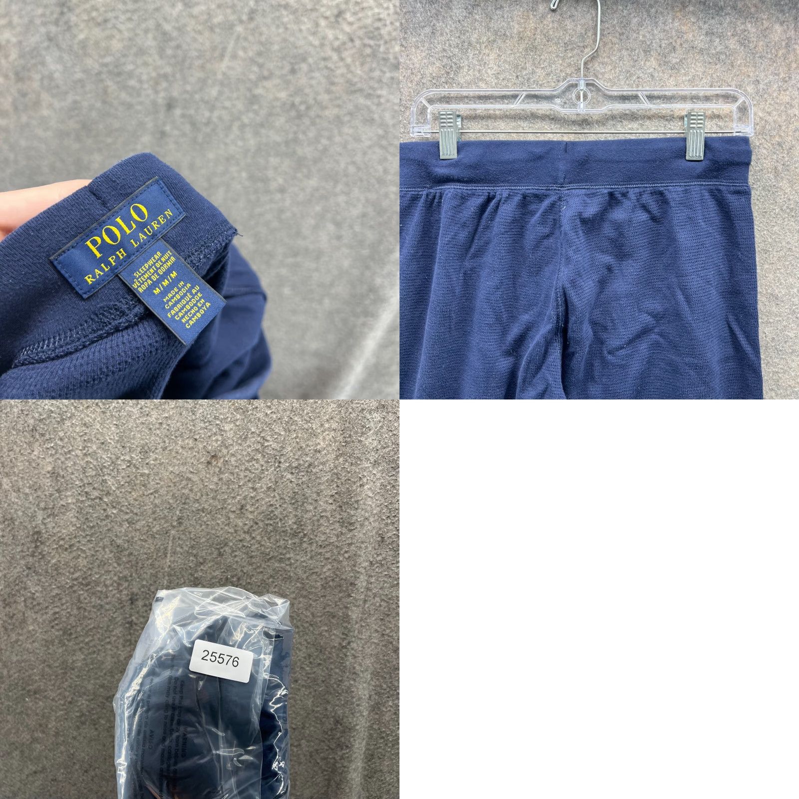 Polo Ralph Lauren VINTAGE Polo Ralph Lauren Pajama Pants Men Adult Medium Blue Sleepwear Waffle Soft Pony Shirt/Pants Bottoms Size US M / EU 48-50 / 2 - 8 Thumbnail