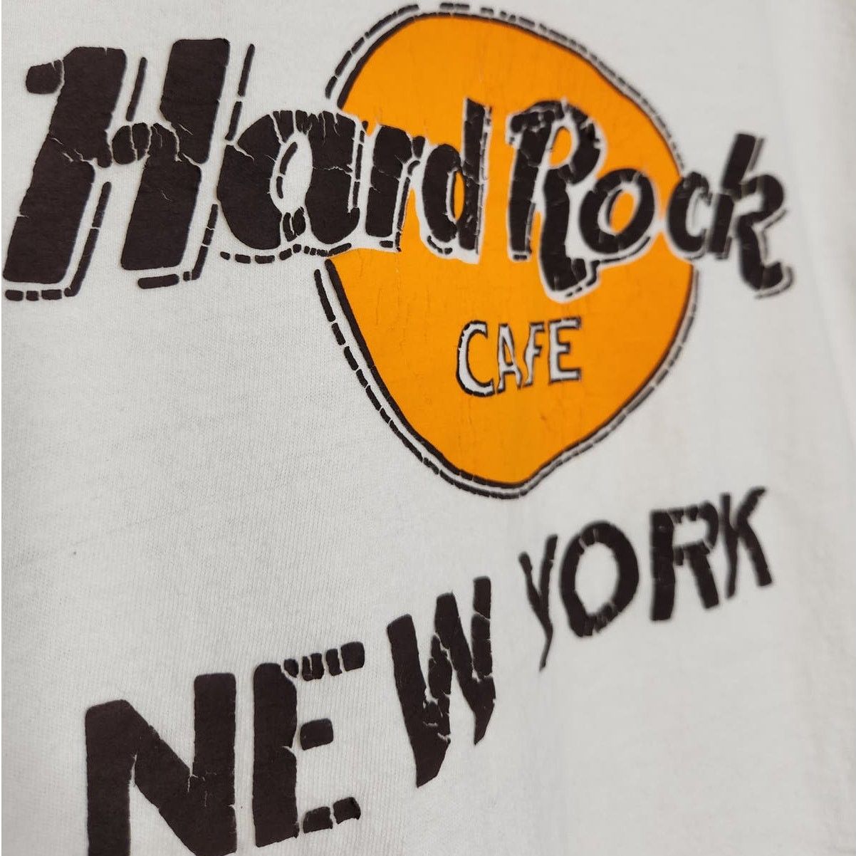 Vintage Vintage Hard Rock Cafe New York Boxy Single Stitch Distress Size US M / EU 48-50 / 2 - 4 Thumbnail