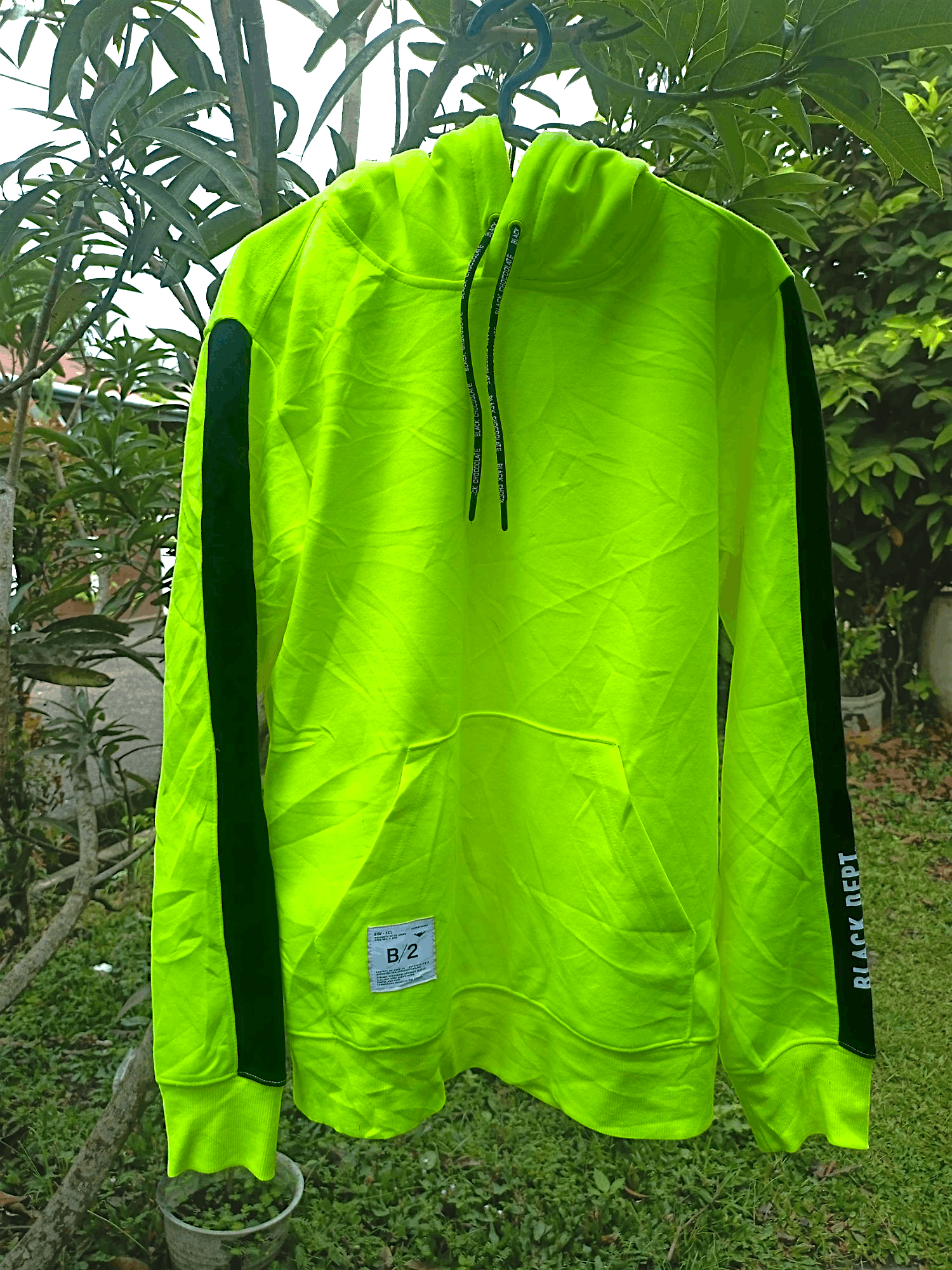 CHOCOOLATE CHOCOOLATE Black Dept Neon Hoodie Jumper Size US M / EU 48-50 / 2 - 15 Thumbnail