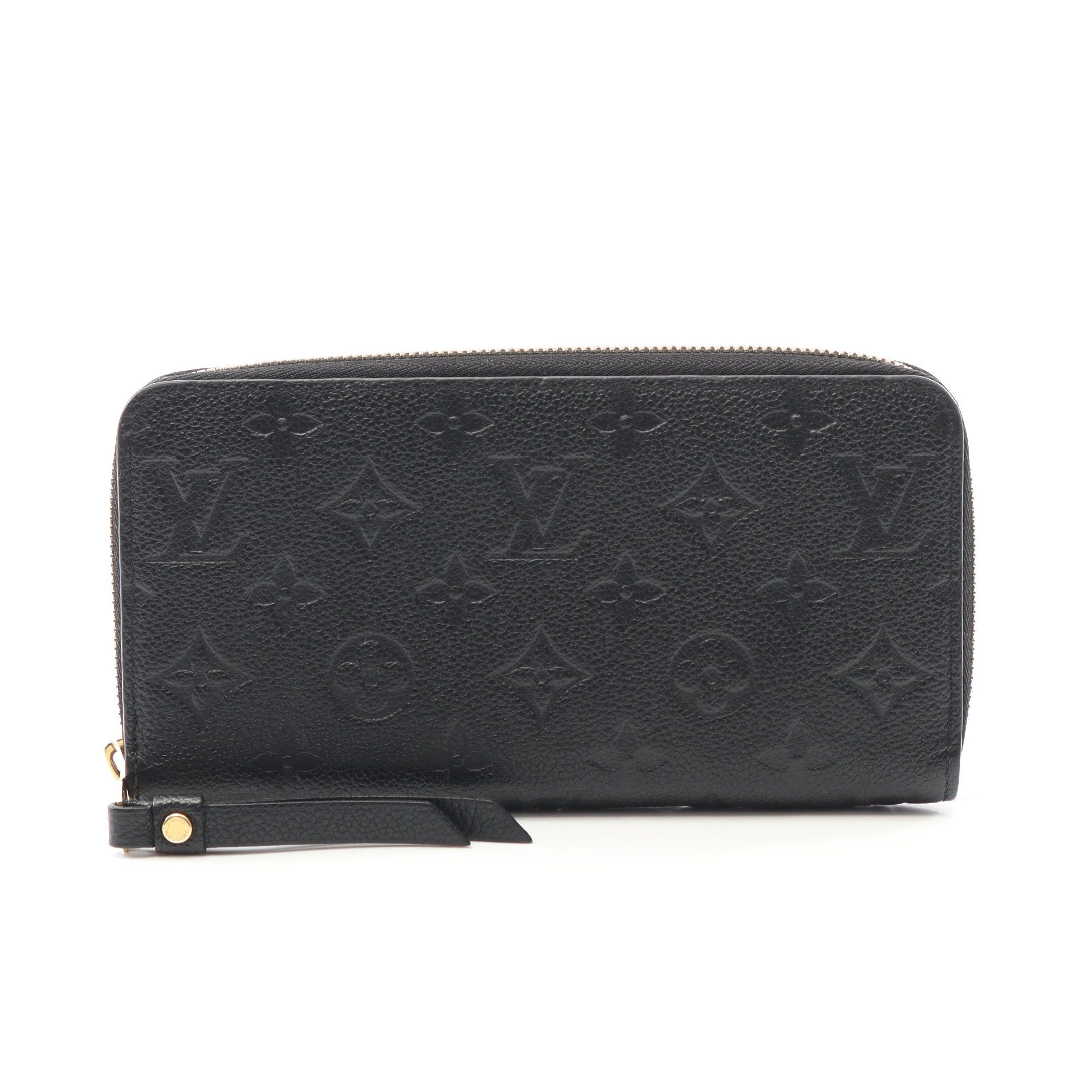 Louis Vuitton Louis Vuitton Zippy Wallet Monogram Empreinte Noir Round Zipper Long Leather Black Size ONE SIZE - 1 Thumbnail