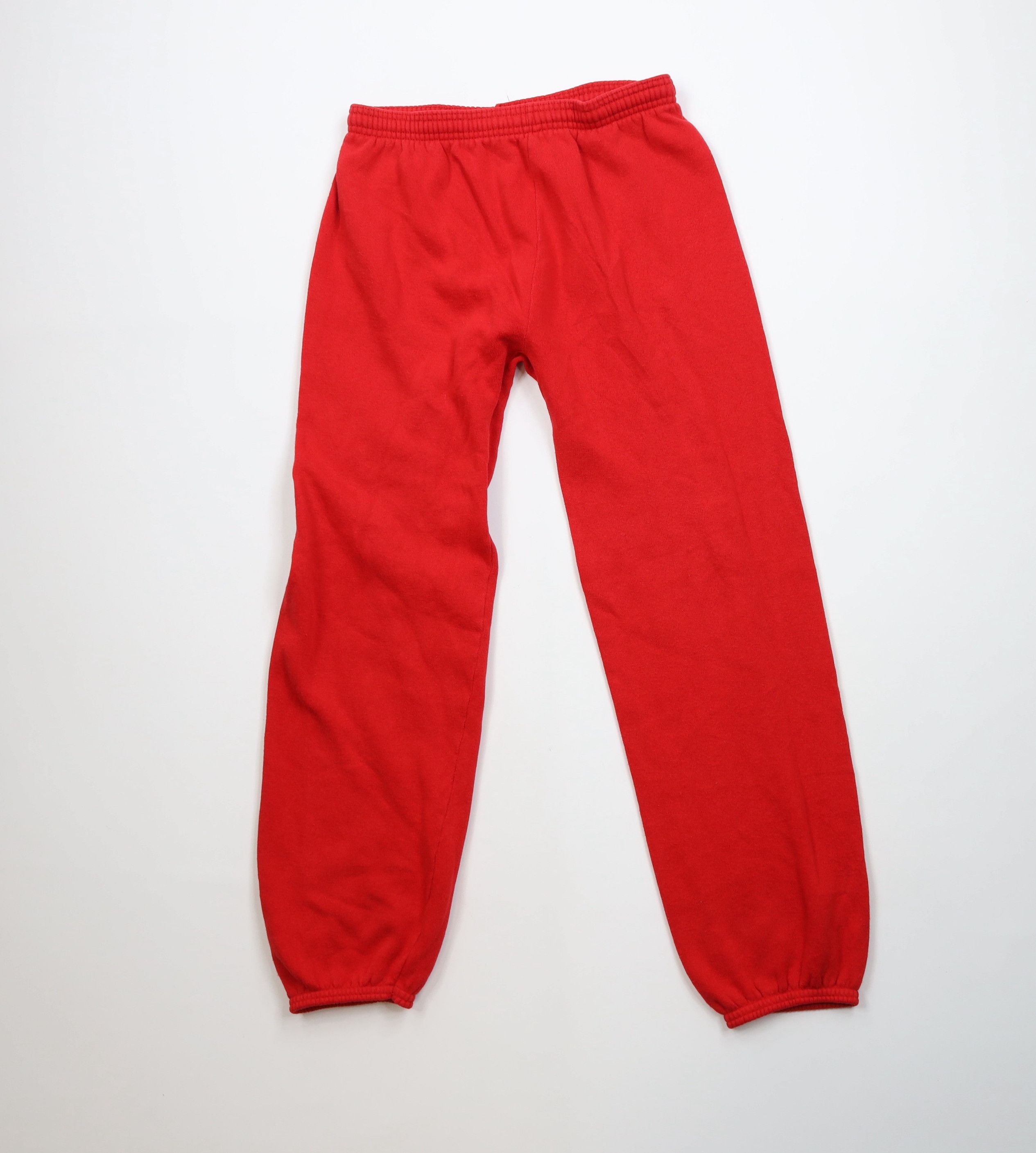 Vintage Vintage 70s Streetwear Gusset Sweatpants Joggers Red USA Size US 34 / EU 50 - 1 Thumbnail