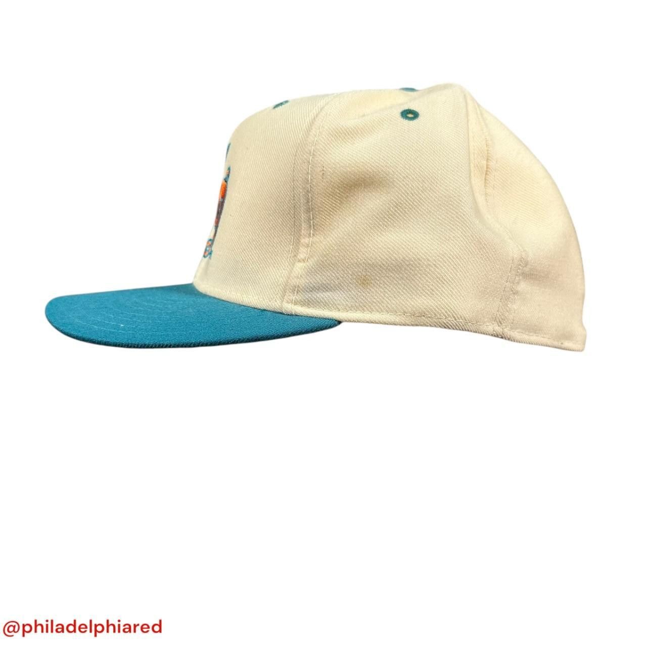 NFL Vintage 1980s Nfl Miami Dolphins fitted hat size 7 3/8 Size ONE SIZE - 2 Thumbnail