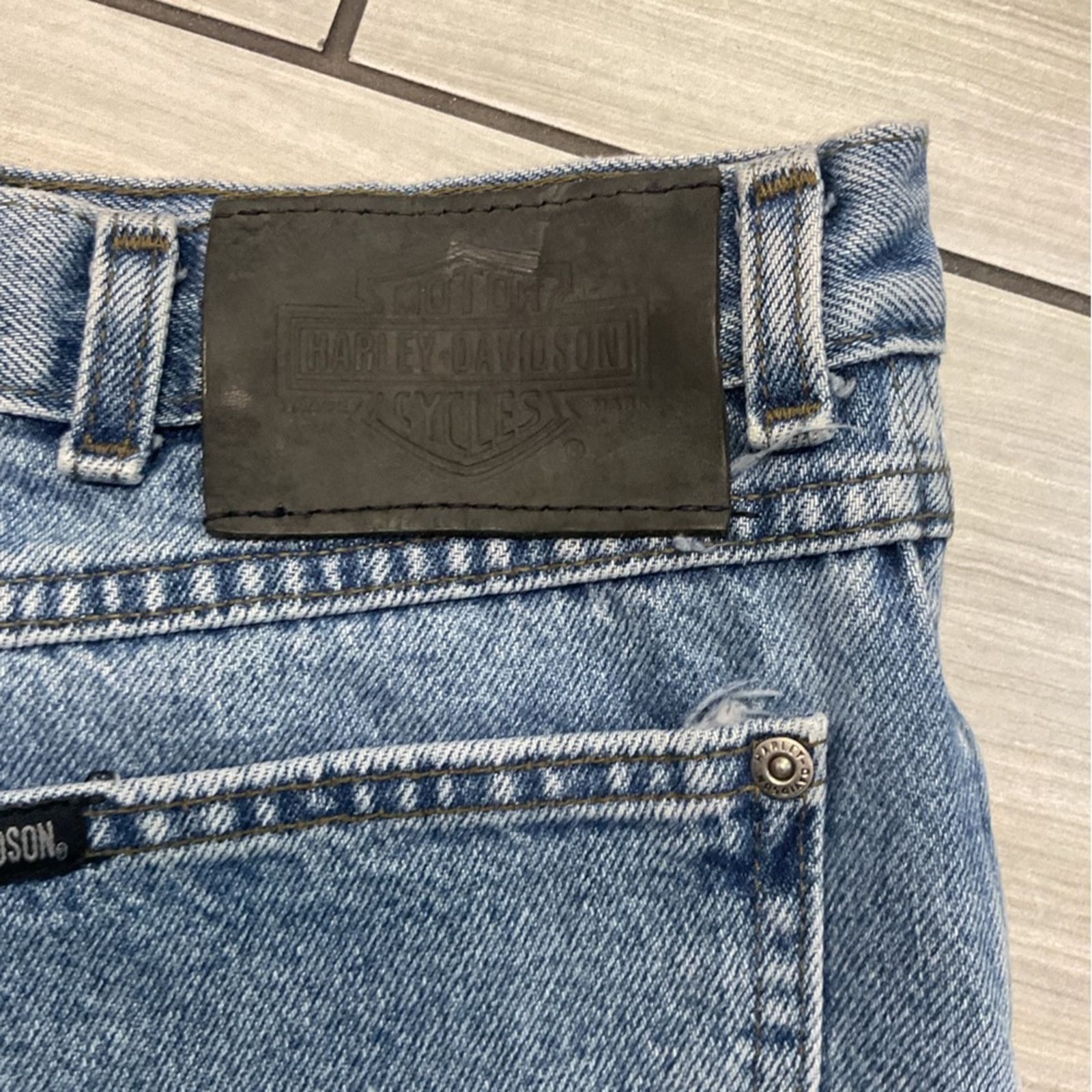Harley Davidson Harley Davidson Denim Shorts Size 32" / US 10 / IT 46 - 5 Thumbnail