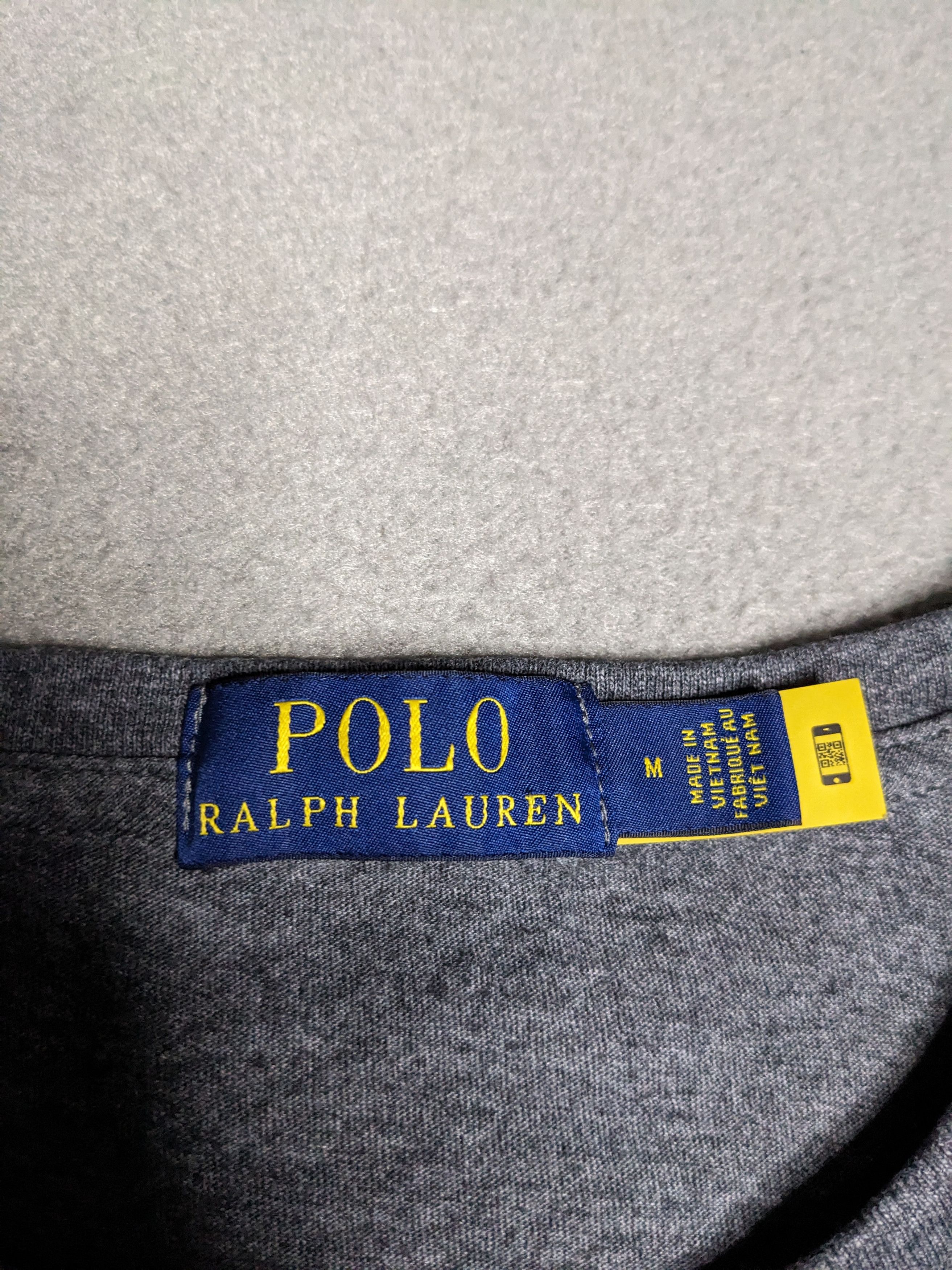 Polo Ralph Lauren Polo Ralph Lauren Spellout Graphic Shirt Grey Medium Preppy Size US M / EU 48-50 / 2 - 5 Thumbnail
