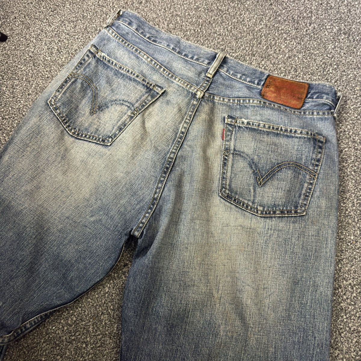 Levi's 🔥🇯🇵 Japanese Vintage Levis 503 BootCut Distressed Denim Size US 36 / EU 52 - 8 Thumbnail