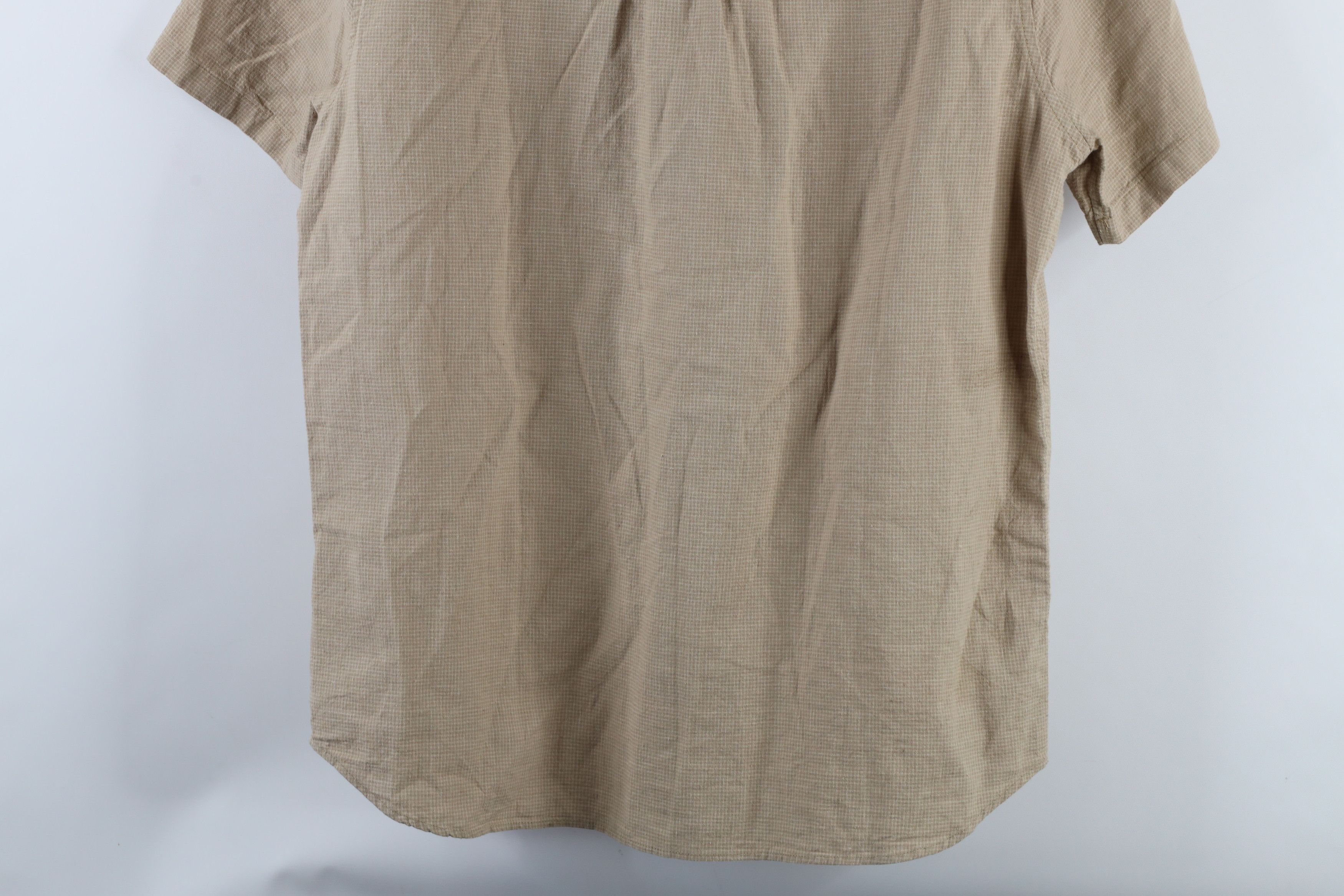 Madewell × Vintage Madewell Fit Linen Blend Short Sleeve Collared Button Shirt Size US M / EU 48-50 / 2 - 10 Thumbnail
